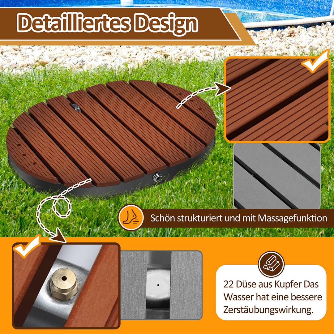Gartendusche Bodendusche Pooldusche Außendusche Dusche Campingdusche Aussendusche Outdoor