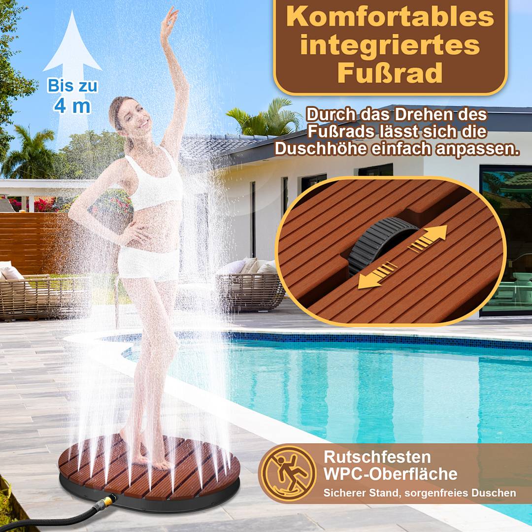Gartendusche Bodendusche Pooldusche Außendusche Dusche Campingdusche Aussendusche Outdoor