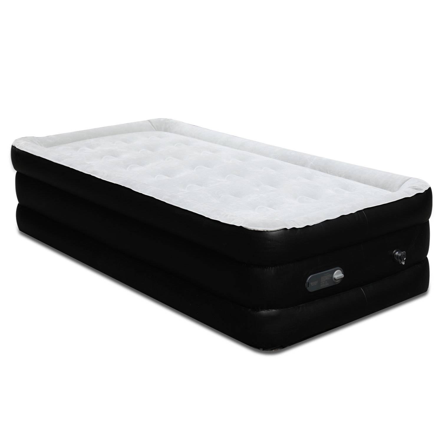 Premium Luftbett 190X100X46cm Luftmatratze selbstaufblasend Pumpe Gästebett Reisebett Notbett Campingbett Einzelbett