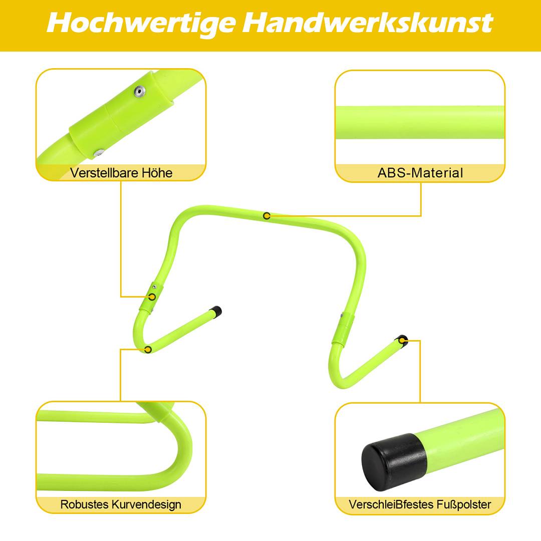 Koordinationsleiter Fußball Agility Training 42cm Markierungshütchen Leiter Trainingsleiter Hürden Set Sprossen