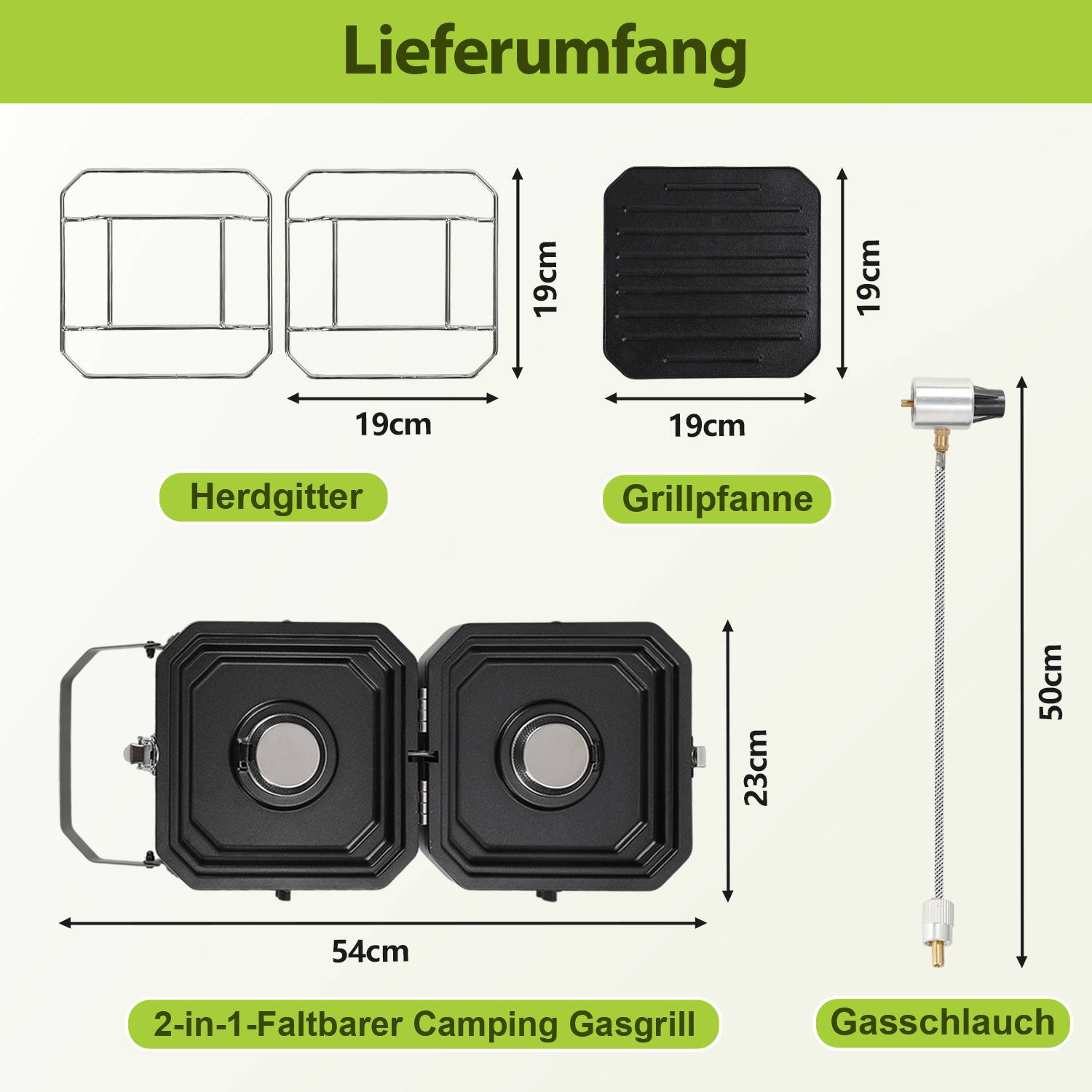 Campingkocher 2in1 Camping-Kocher Faltbarer Gasgrill Kocher Camping Herd Outdoor Gaskartuschen