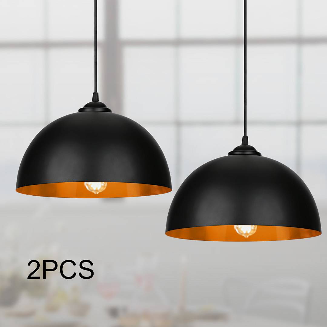 2er Pendelleuchte Hängelampe Deckenlampe LED E27 Hängeleuchte Pendellampe Leuchte Decke Beleuchtung Licht