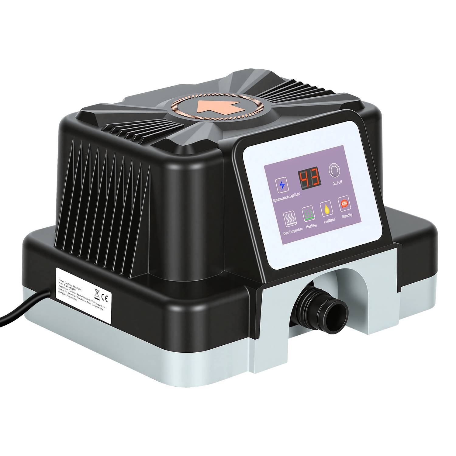 Poolheizer elektrisch 3 kW für 32-38 mm Poolschlauch