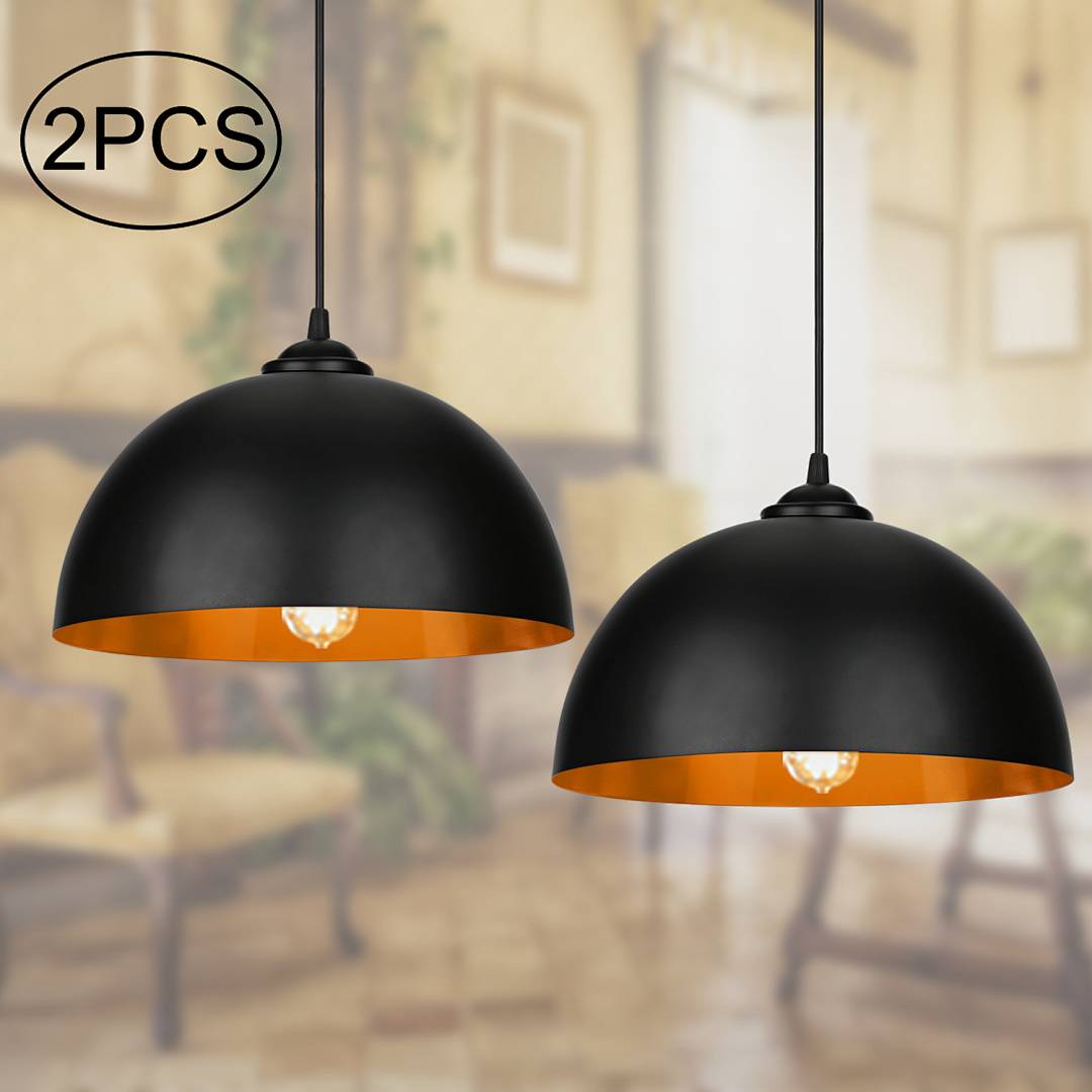 2er Pendelleuchte Hängelampe Deckenlampe LED E27 Hängeleuchte Pendellampe Leuchte Decke Beleuchtung Licht