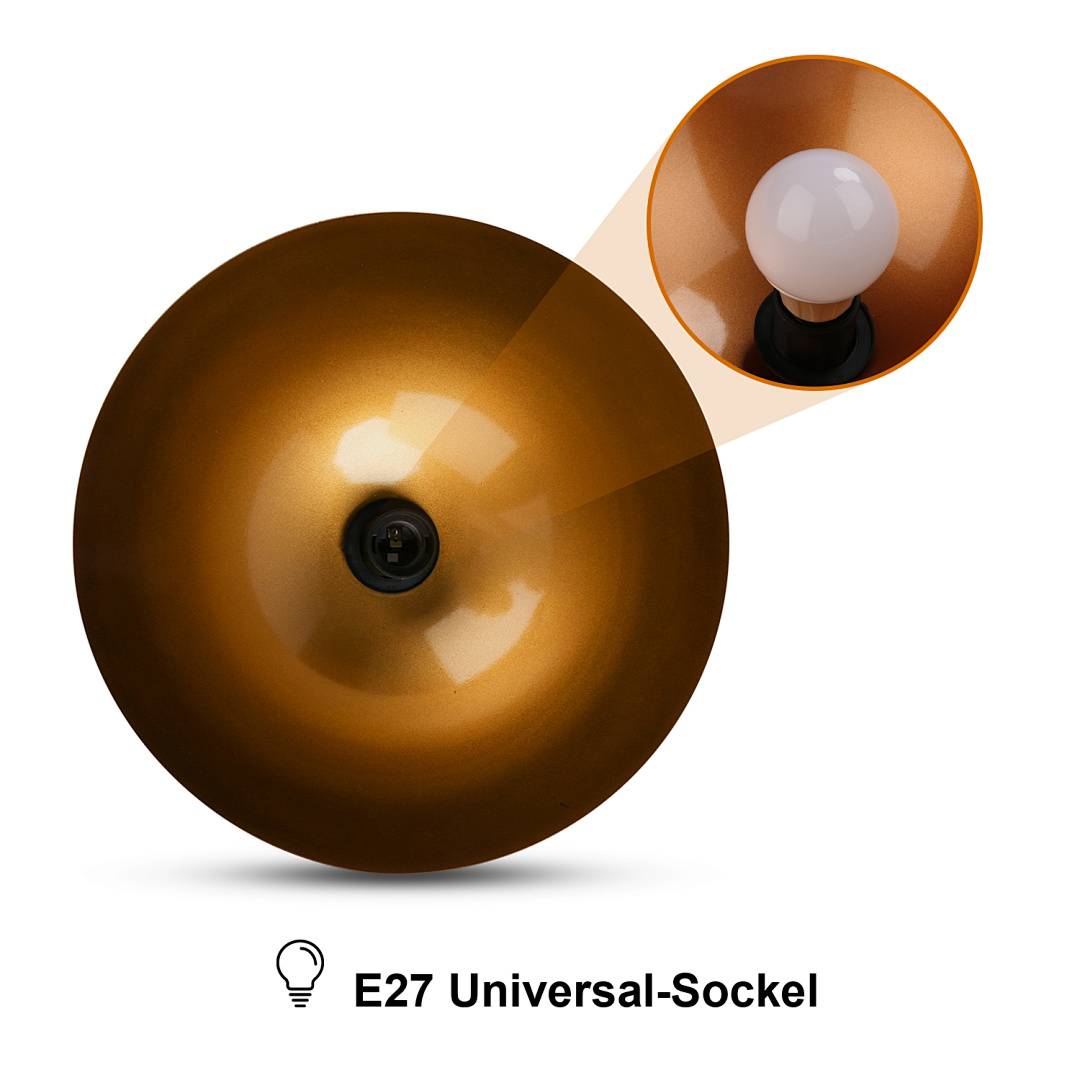 2er Pendelleuchte Hängelampe Deckenlampe LED E27 Hängeleuchte Pendellampe Leuchte Decke Beleuchtung Licht
