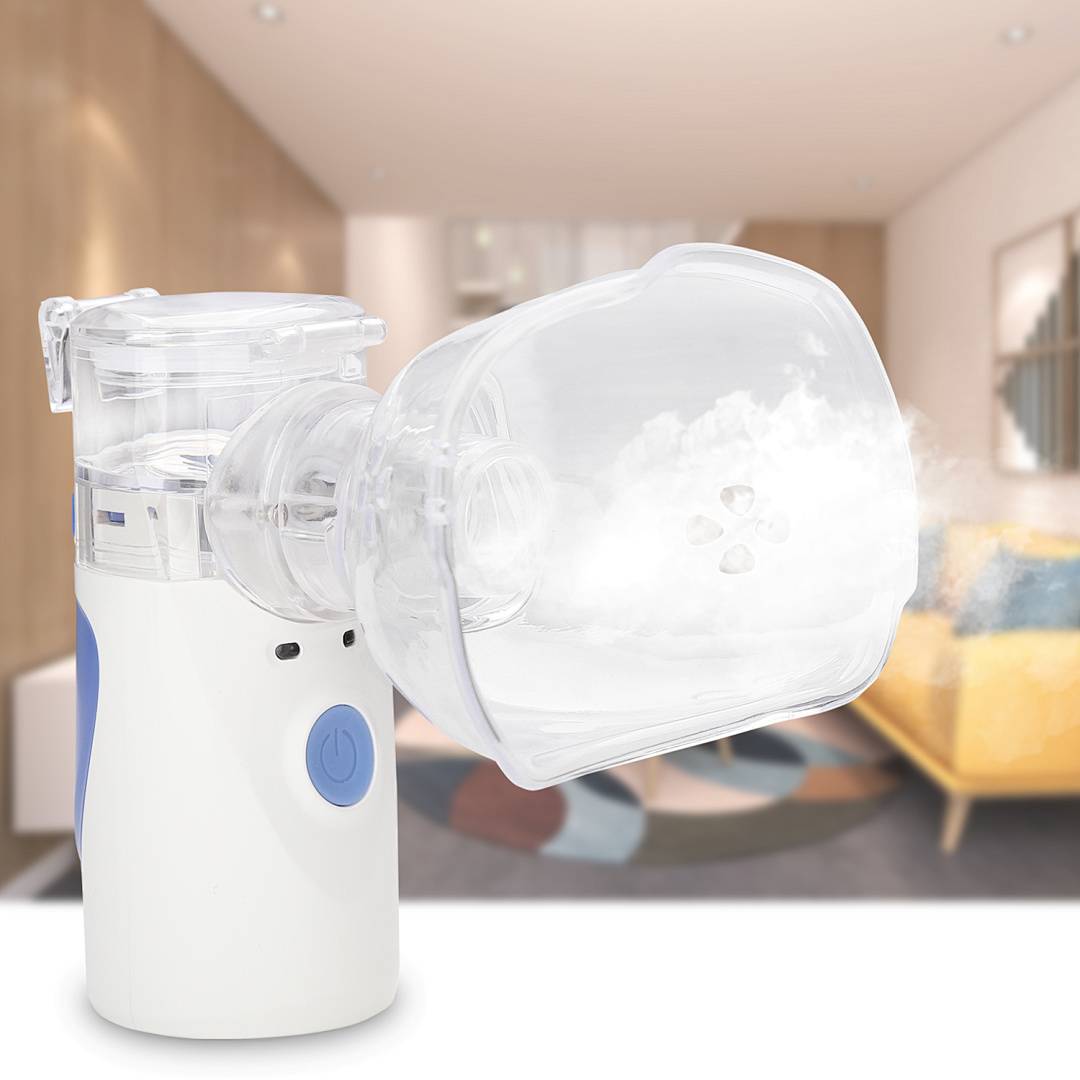 Inhalator Inhaliergerät Vernebler für Erwachsene Kinder Zerstäuber Inhalationsgerät Mini-Inhalator Medizinischer Kompakt-Inhalator Nano Husten