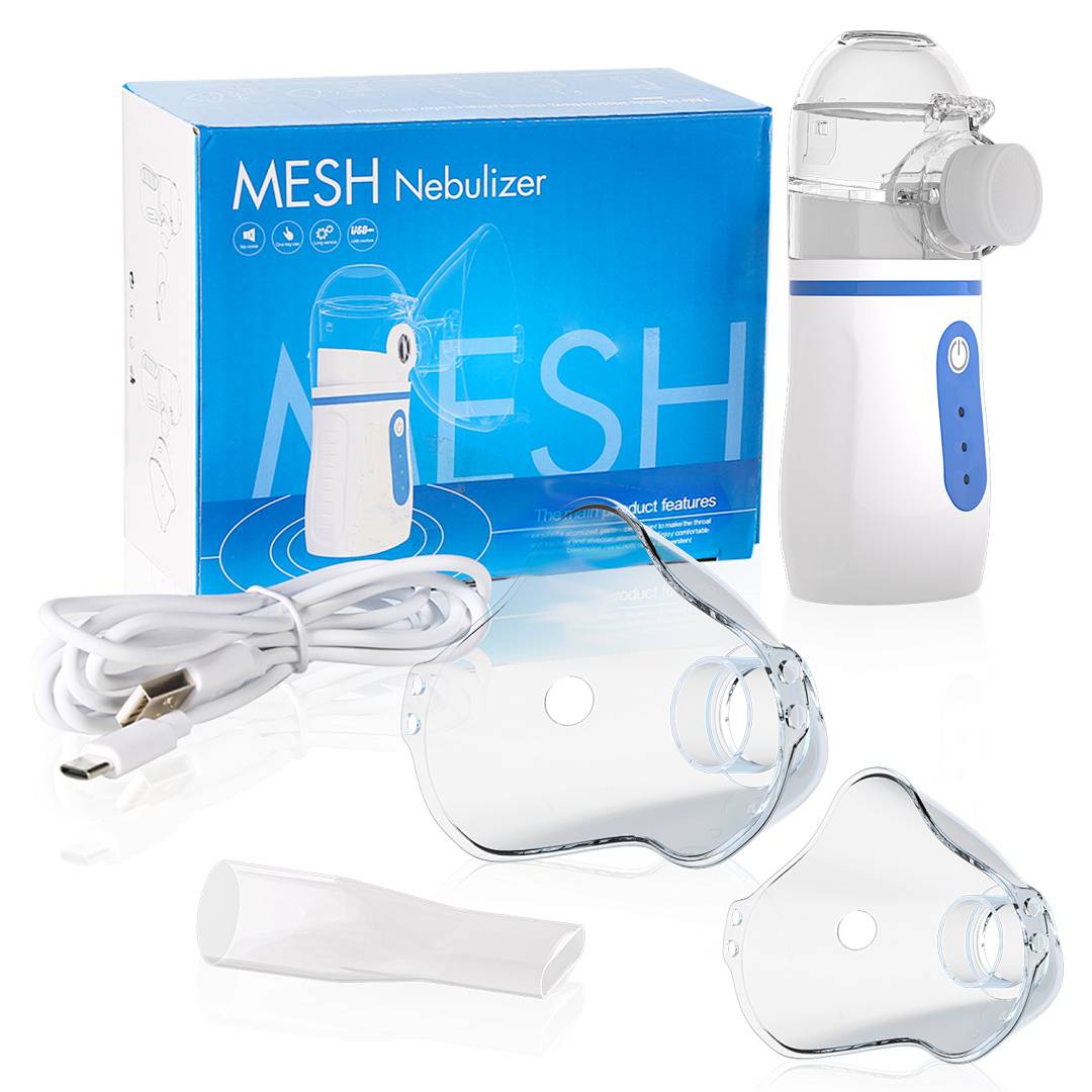 Inhalator Inhaliergerät Vernebler für Erwachsene Kinder Zerstäuber Inhalationsgerät Mini-Inhalator Medizinischer Kompakt-Inhalator Nano Husten
