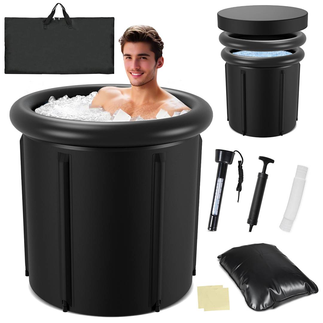 Eisbad Badewanne Eistonne 80cm X 80cm Sauna Tauchbecken Erwachsene Eisfass Eisbaden Tub
