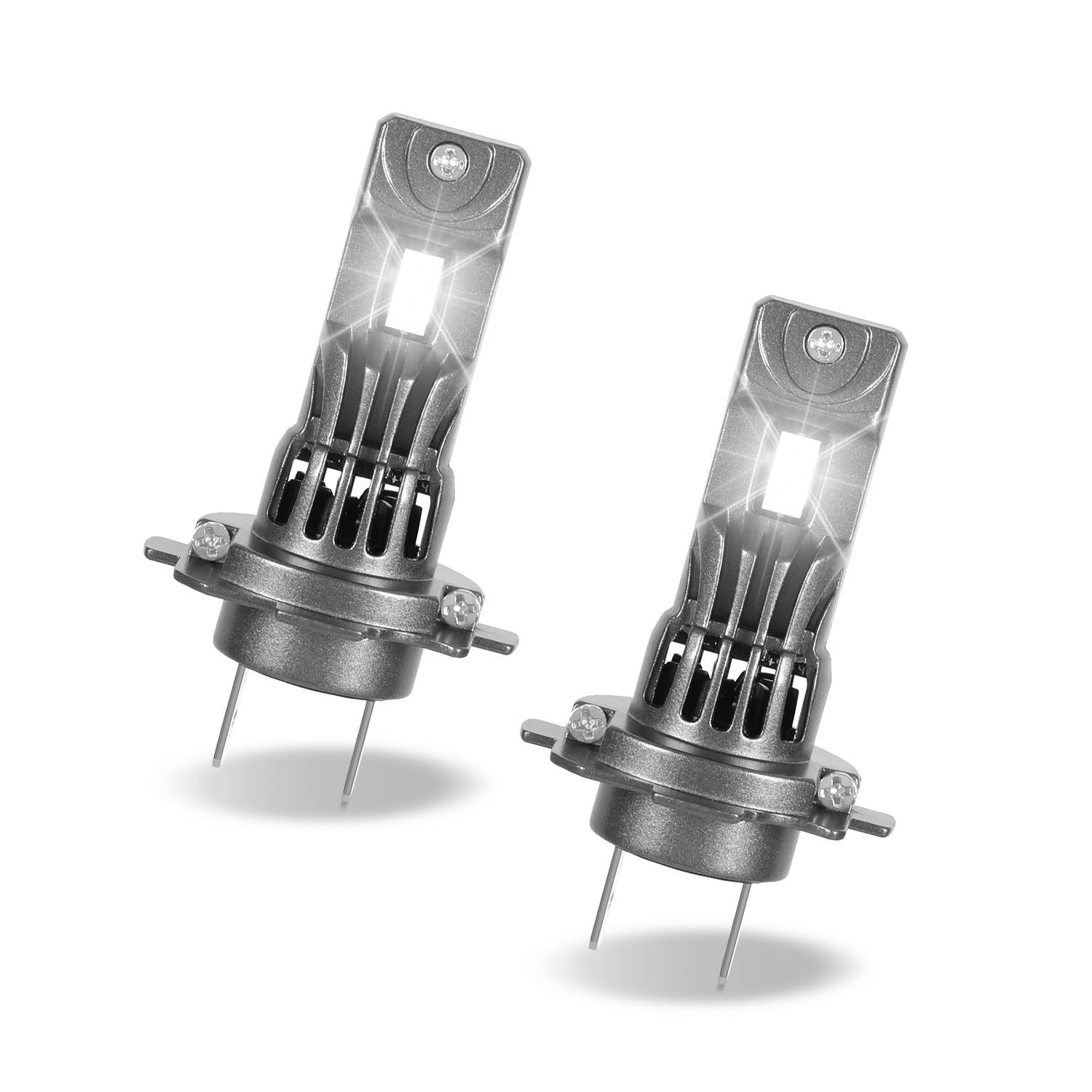 H7 LED-Scheinwerferlampe 30W 12V 2500LM 6500K IP65 Plug & Play 2er-Set für Auto/Motorrad