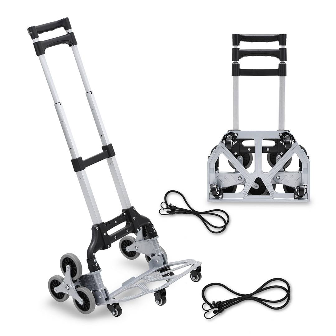 Treppensteiger sackkarre Treppensackkarre bis 75kg Sackkarre treppe Transportkarre Treppensteiger klappbar Treppenkarre Stapelkarre