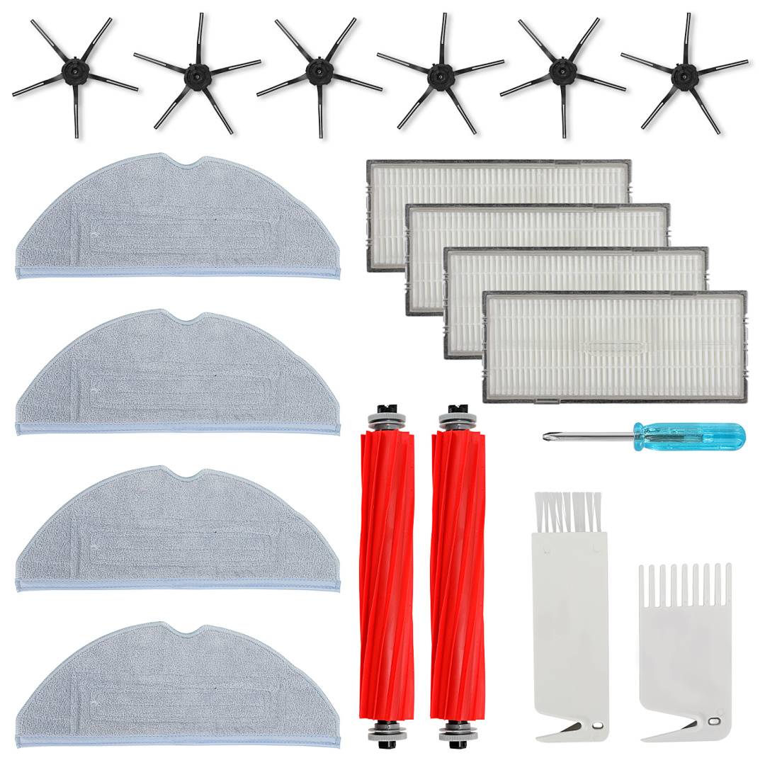 ZubehöR für Roborock S7 Filter Ersatzteile Saugroboter Mop Bürsten S7+S7 Plus S7 Max T7S T7S Plus Zubehör Set Für Xiaomi Roborock S7