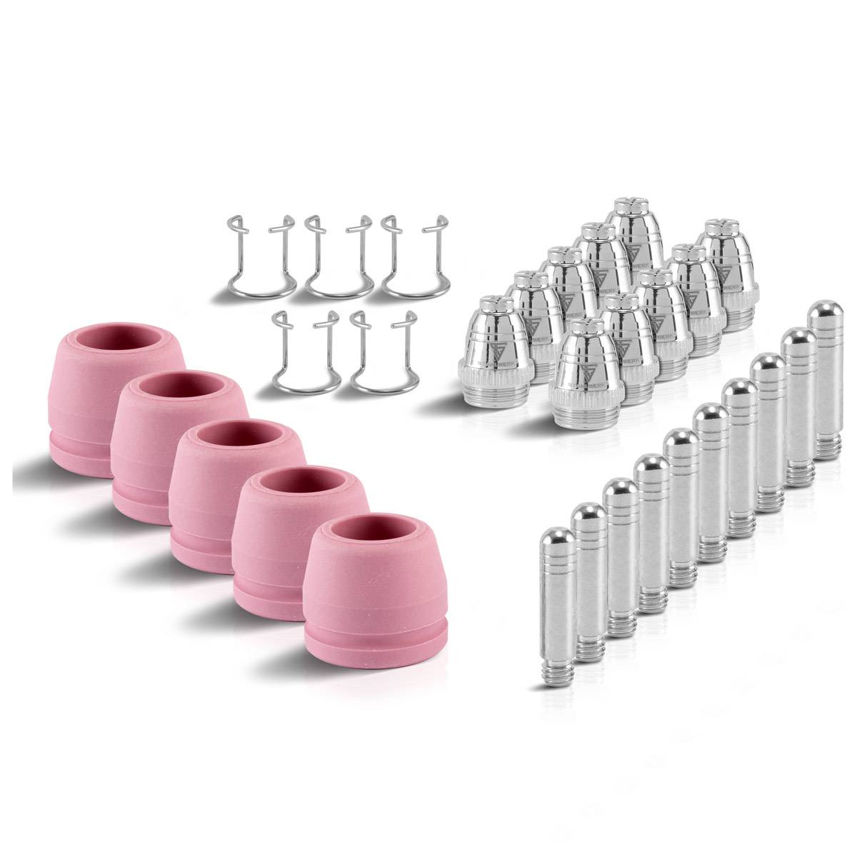 STAHLWERK Plasma Set P60 Brennerhalter Führungsrolle Schutzhandschuhe