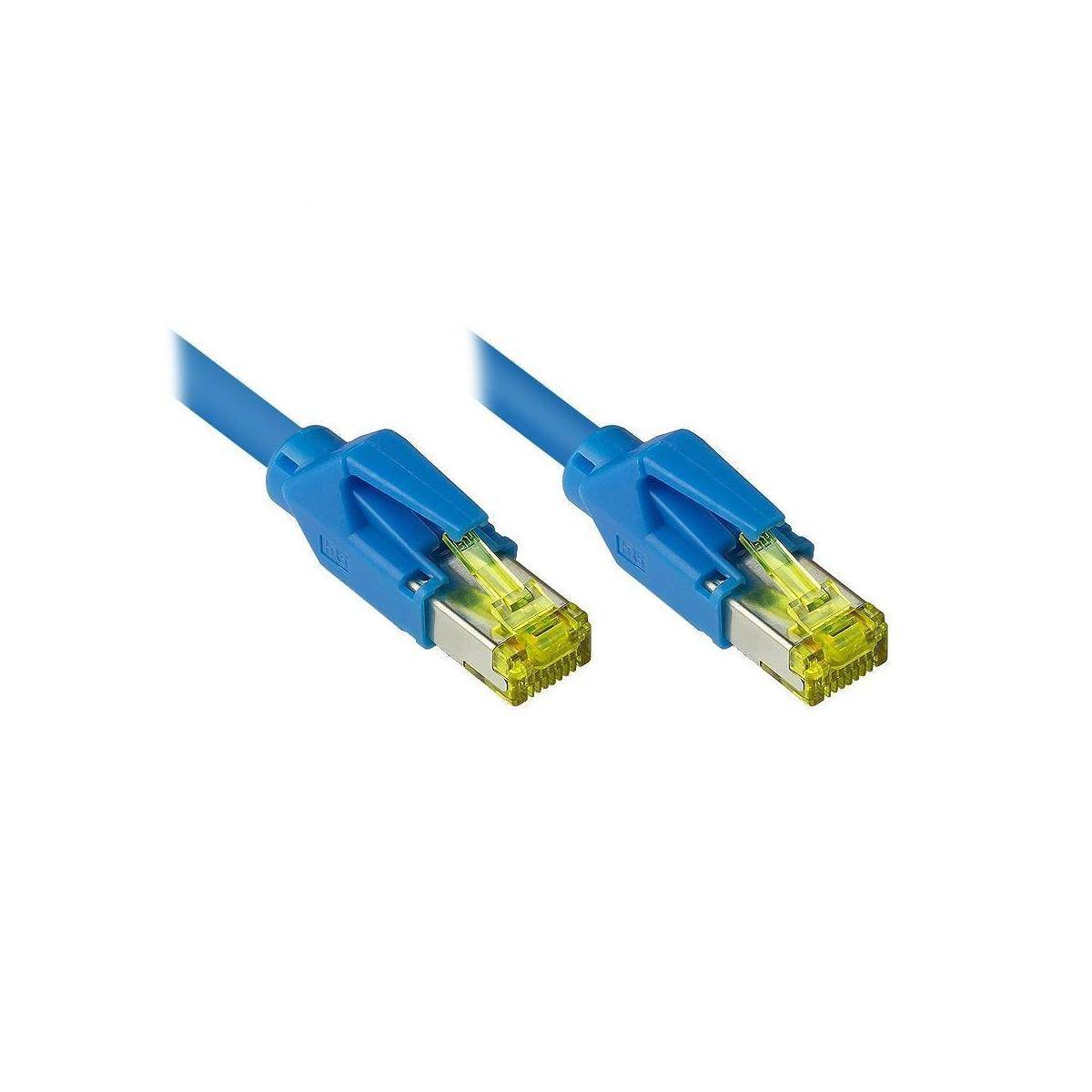 831RK-060B - Patchkabel Cat.7, S/FTP, 6m, blau