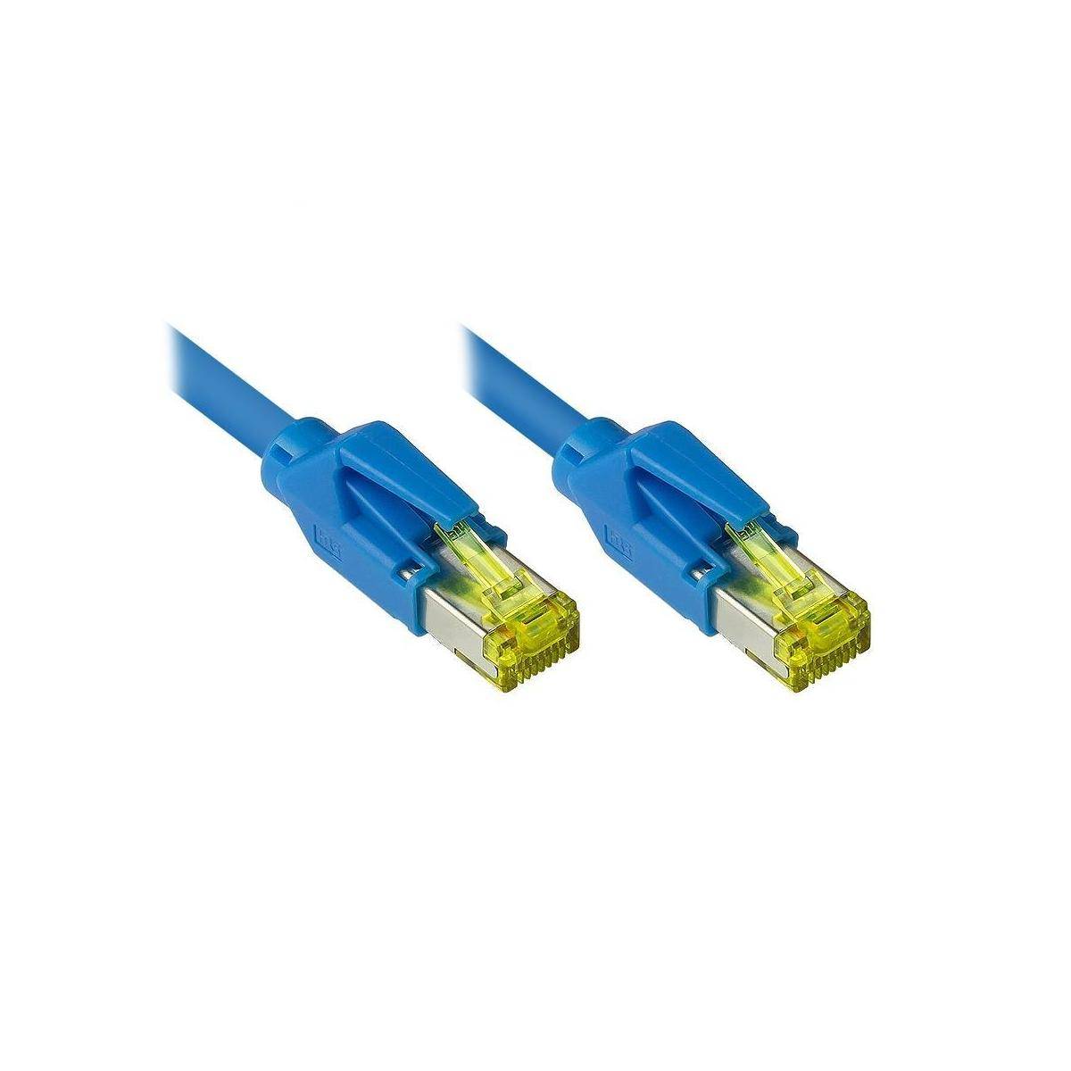 831RK-150B - Patchkabel Cat.7, S/FTP, 15m, blau