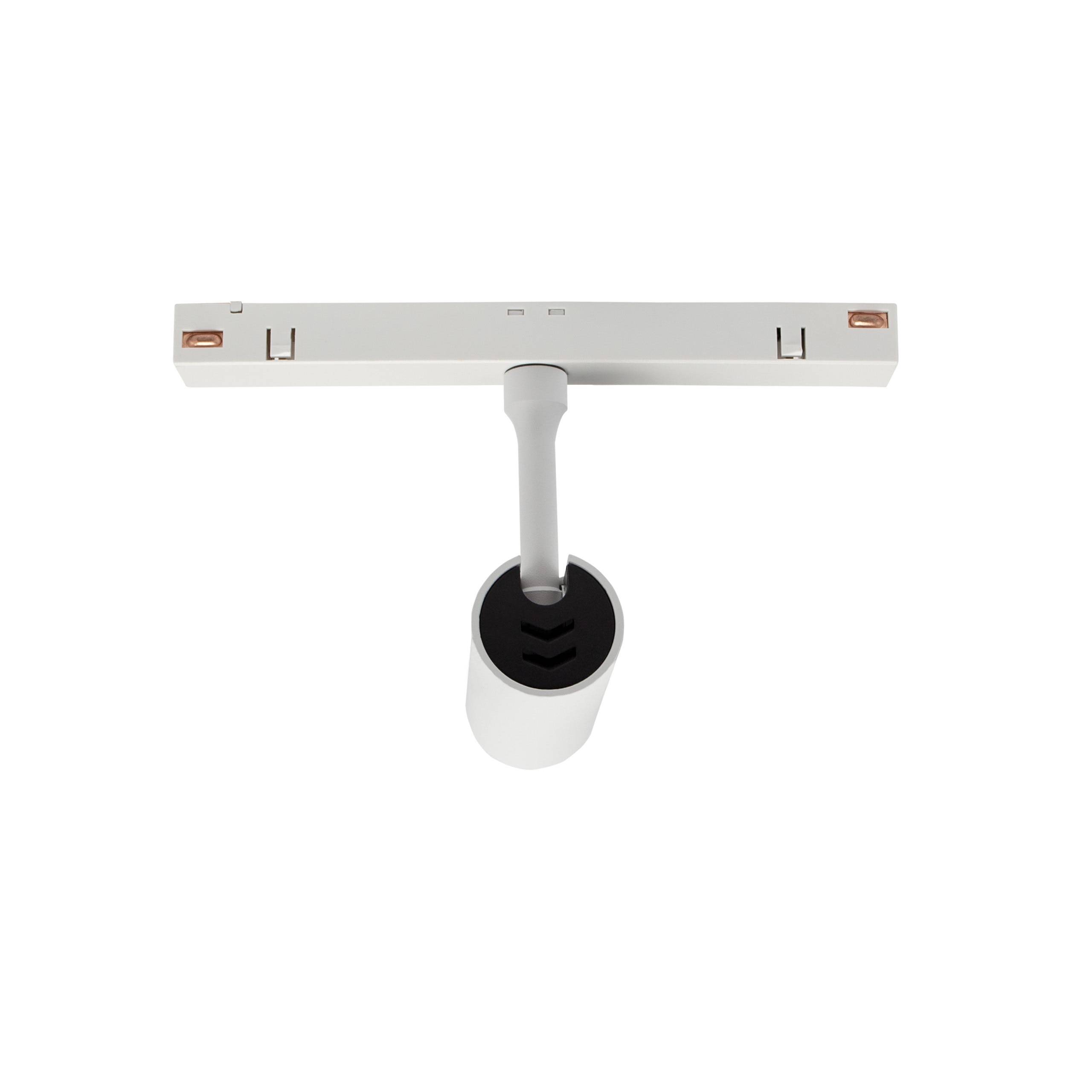 LED Strahler Spot M für 48V Schienensystem – Weiß, 10W, fokussiertes Licht (24°), CCT