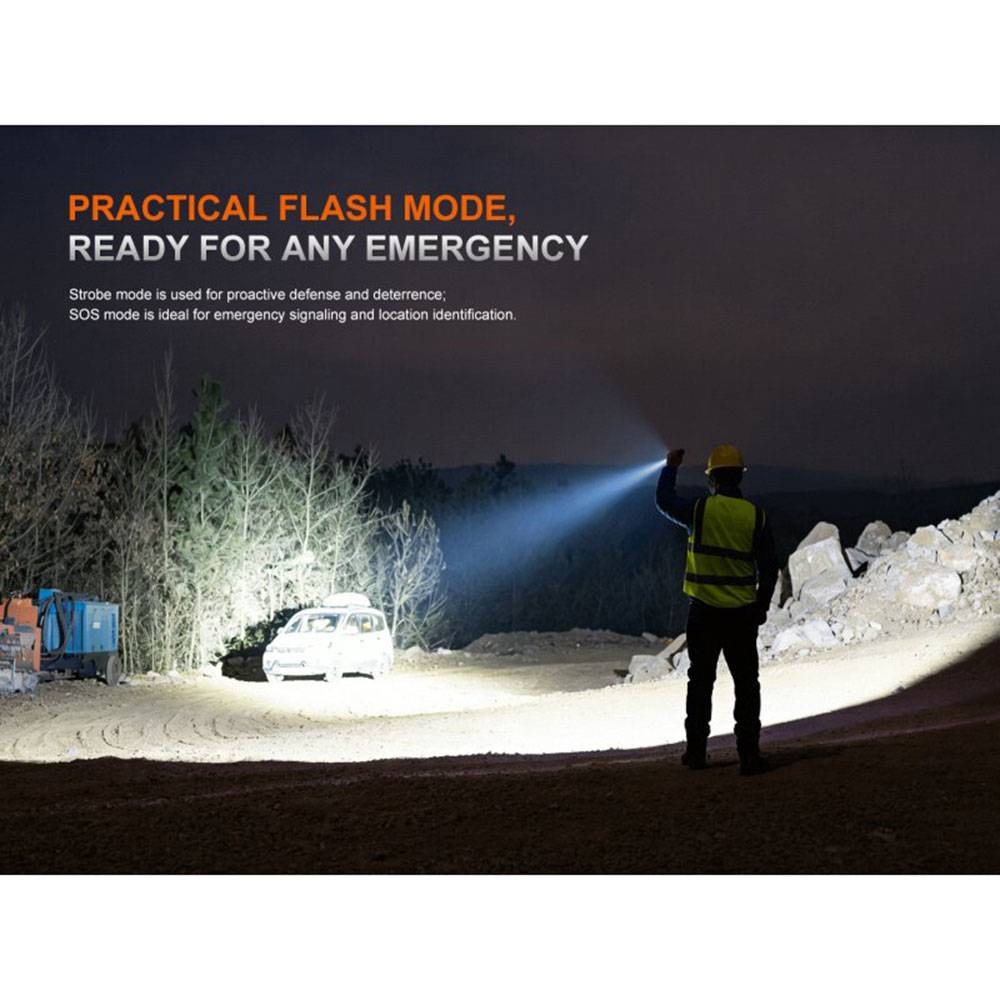 Fenix C7 V2.0 LED Taschenlampe 3300 Lumen - Schwarz