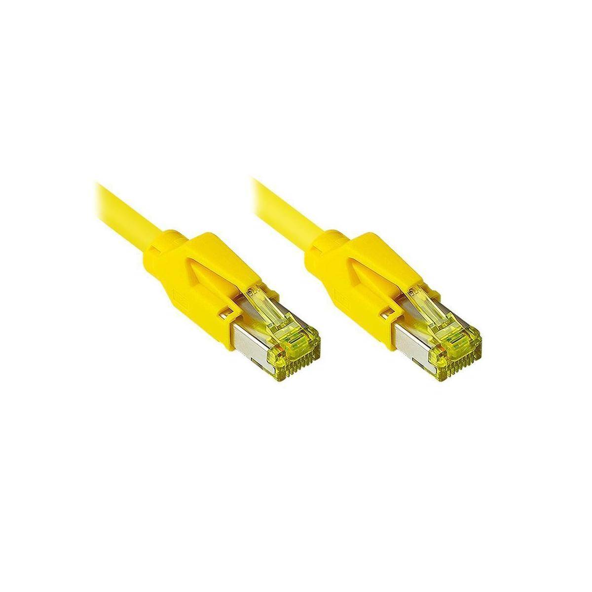 831RK-100Y - Patchkabel Cat.7, S/FTP, 10m, gelb
