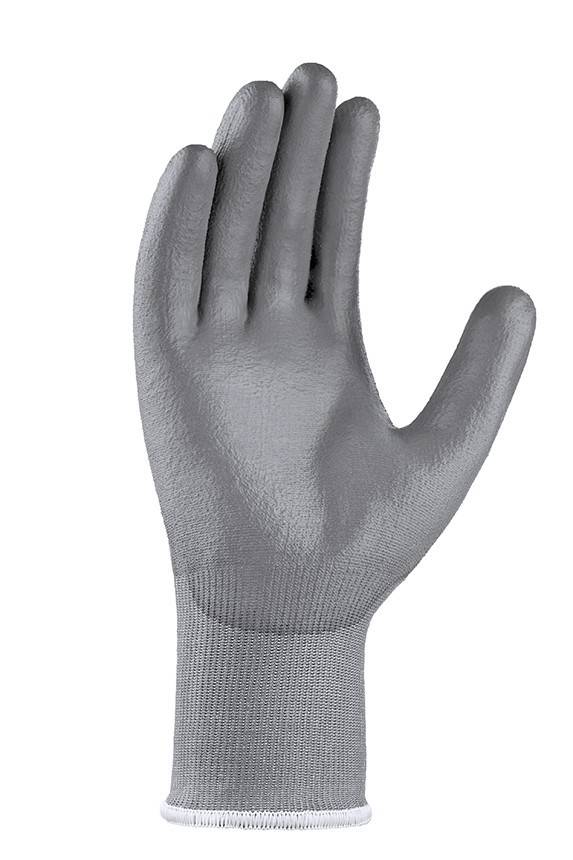 teXXor 2413 Schnittschutz-Strickhandschuhe grau PU-beschichtet Gr7 12-Paar