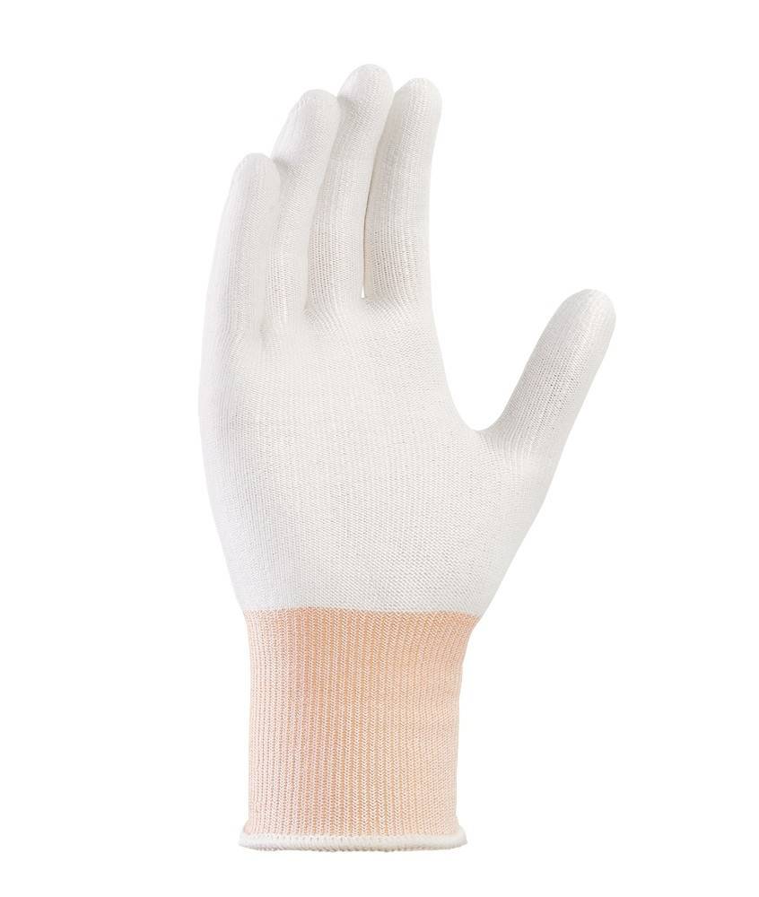 teXXor 2414 Schnittschutz-Strickhandschuhe unbeschichtet weiß Gr8 12-Paar