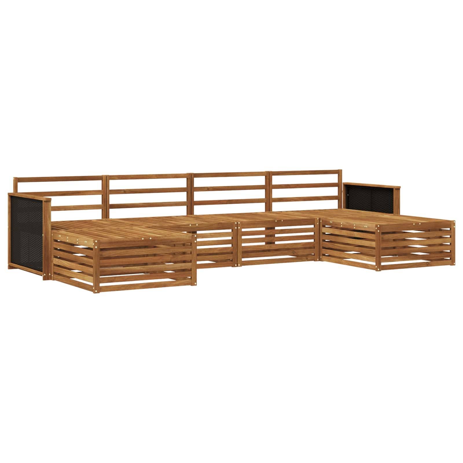 vidaXL Sofagarnituren 6 pcs Massivholz Akazie
