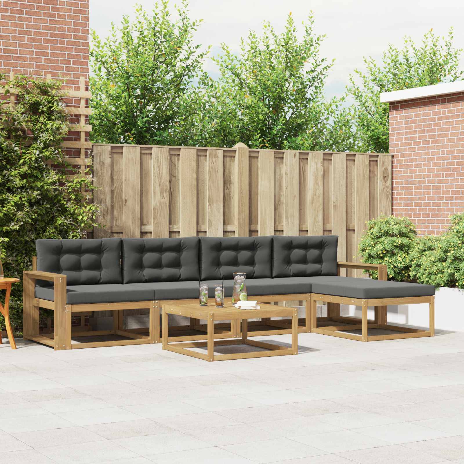vidaXL Outdoor-Sofagarnitur
