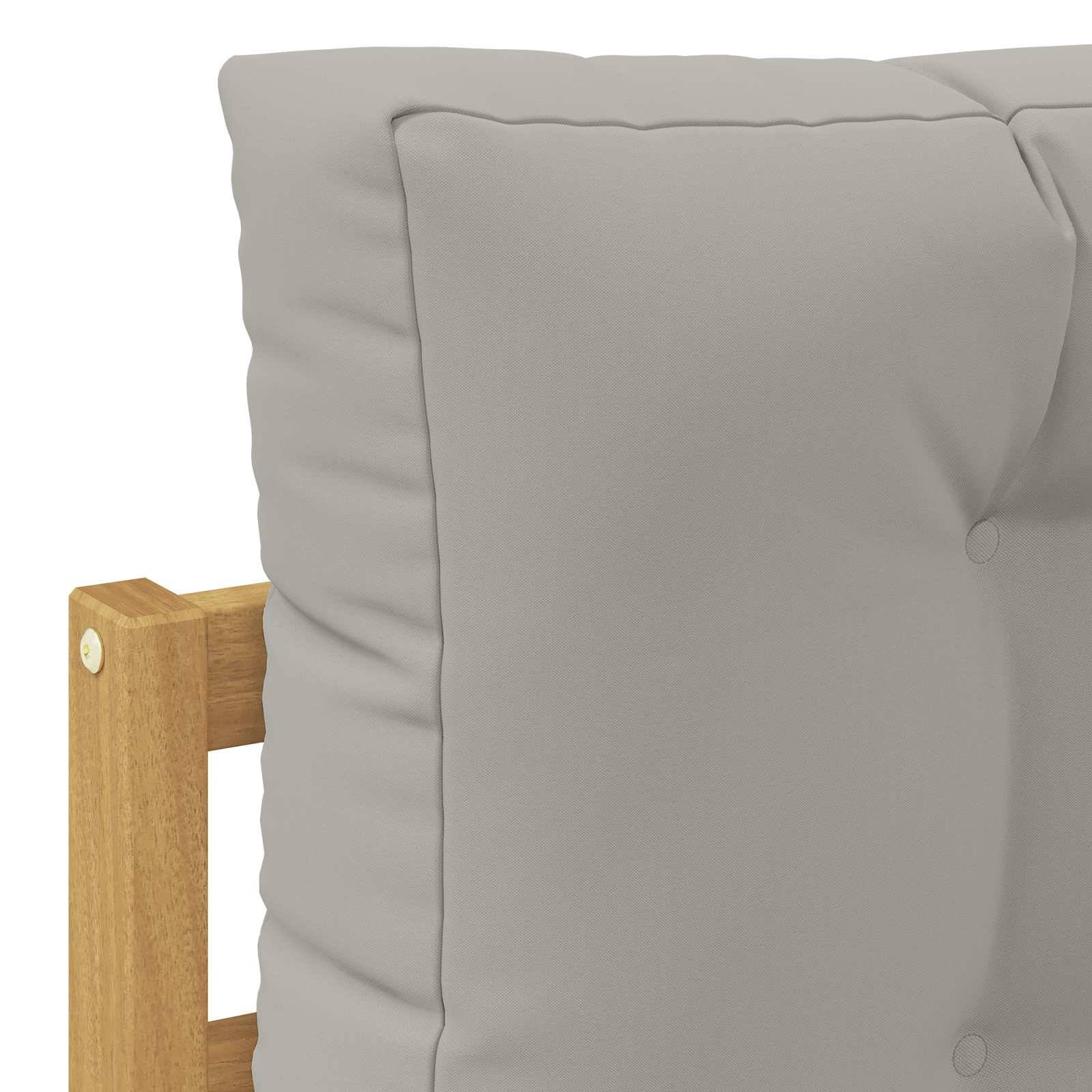 vidaXL Outdoor-Sofagarnitur Weiß 230,5 x 83 x 73 cm Polyester