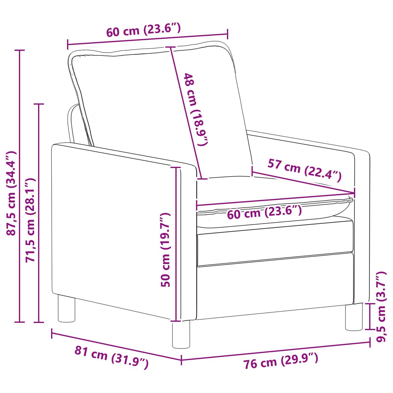 vidaXL Sofa Set 2 stk. Hellgrau Stoff