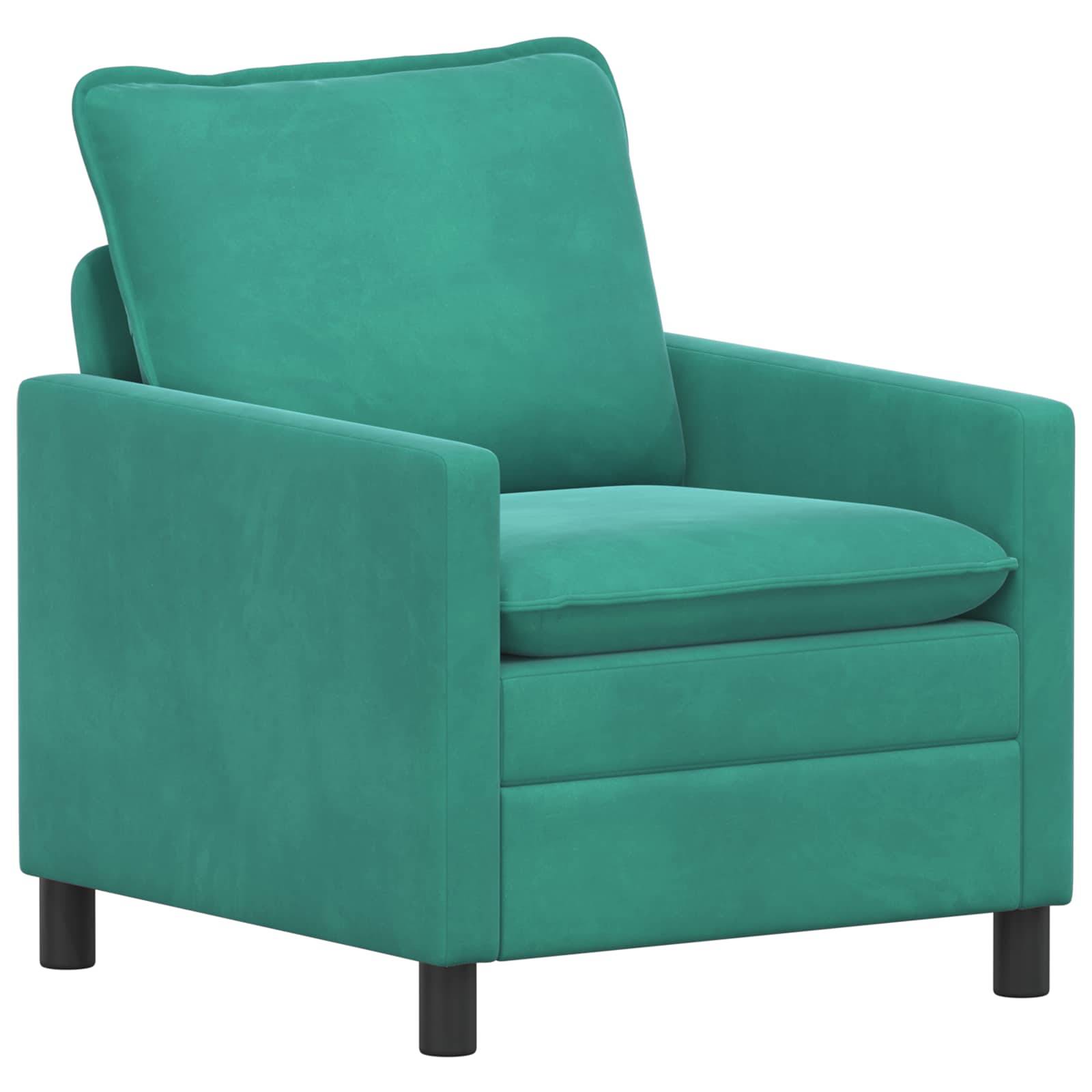 vidaXL Sofa Türkis 76 x 81 x 87,5 cm Samt