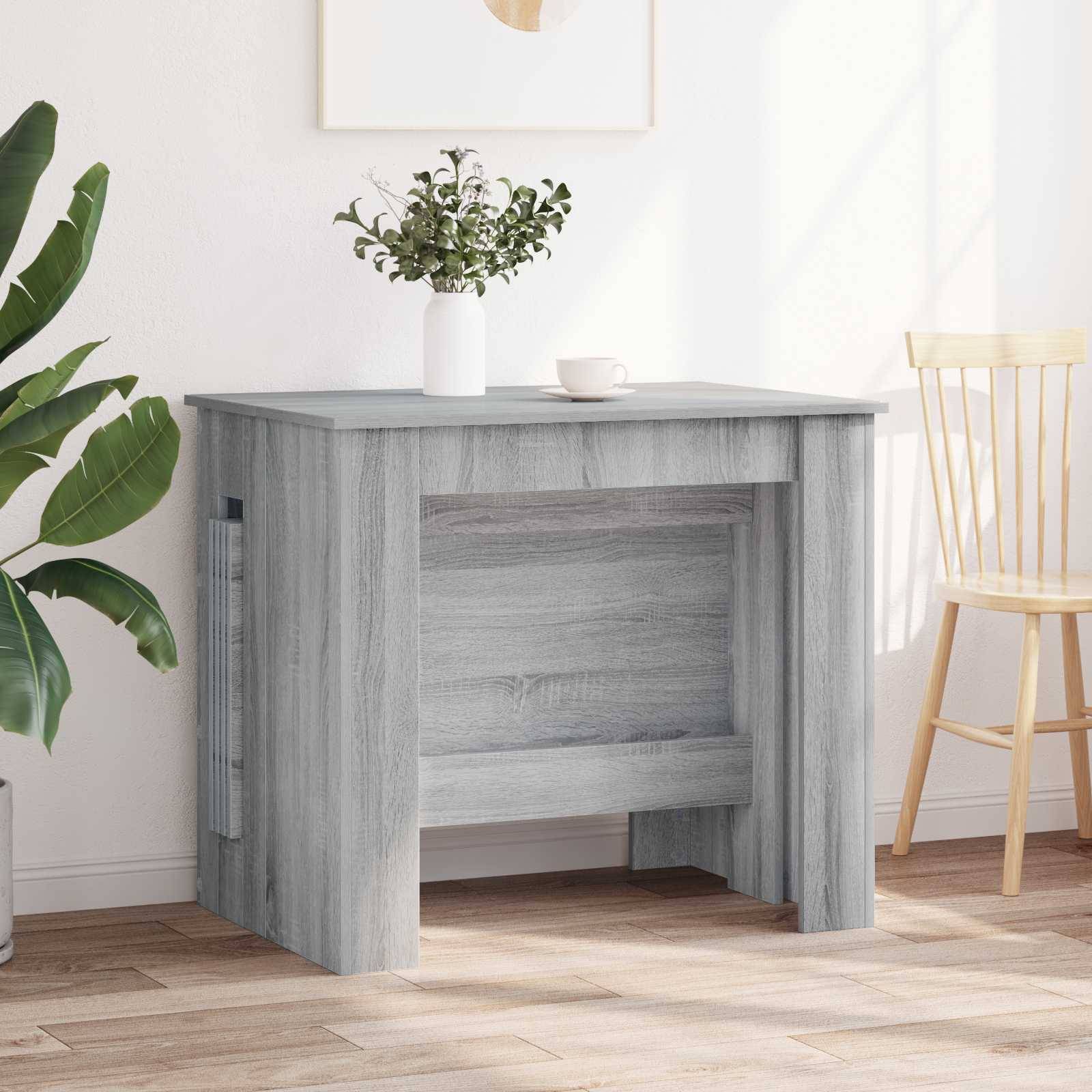 vidaXL Esstisch 240 x 85 x 75 cm Holzwerkstoff Grau Sonoma