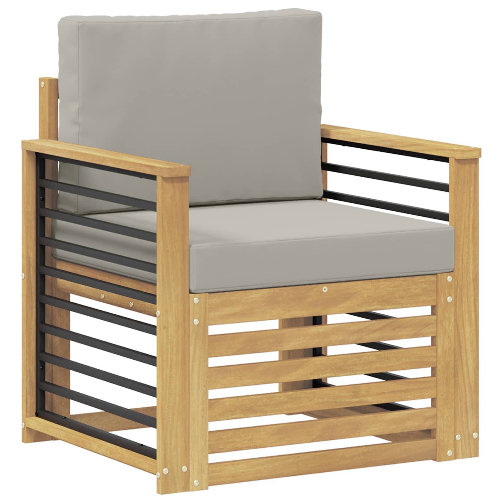 vidaXL Outdoor-Sofagarnitur Polyester Weiß