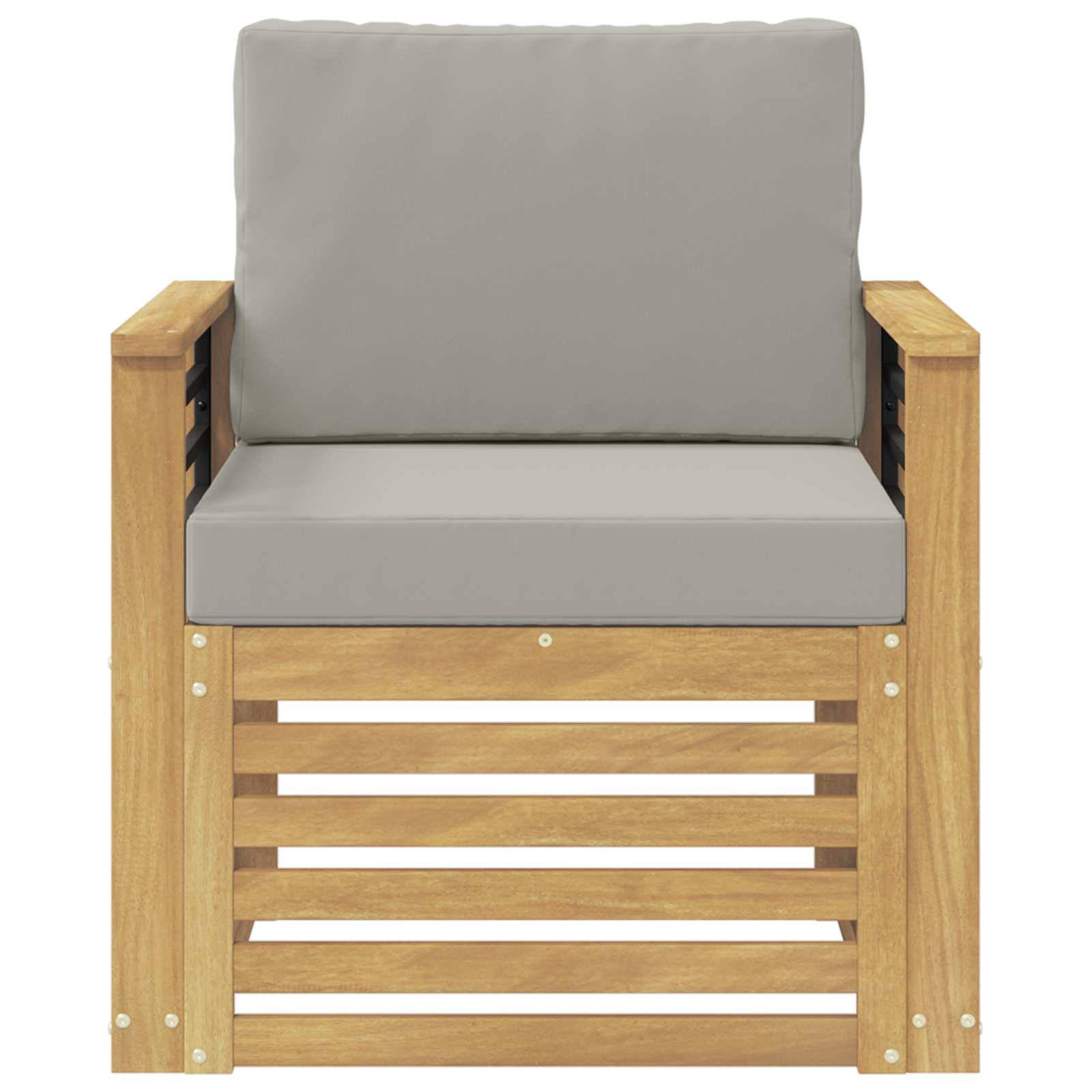 vidaXL Outdoor-Sofagarnitur Polyester Weiß