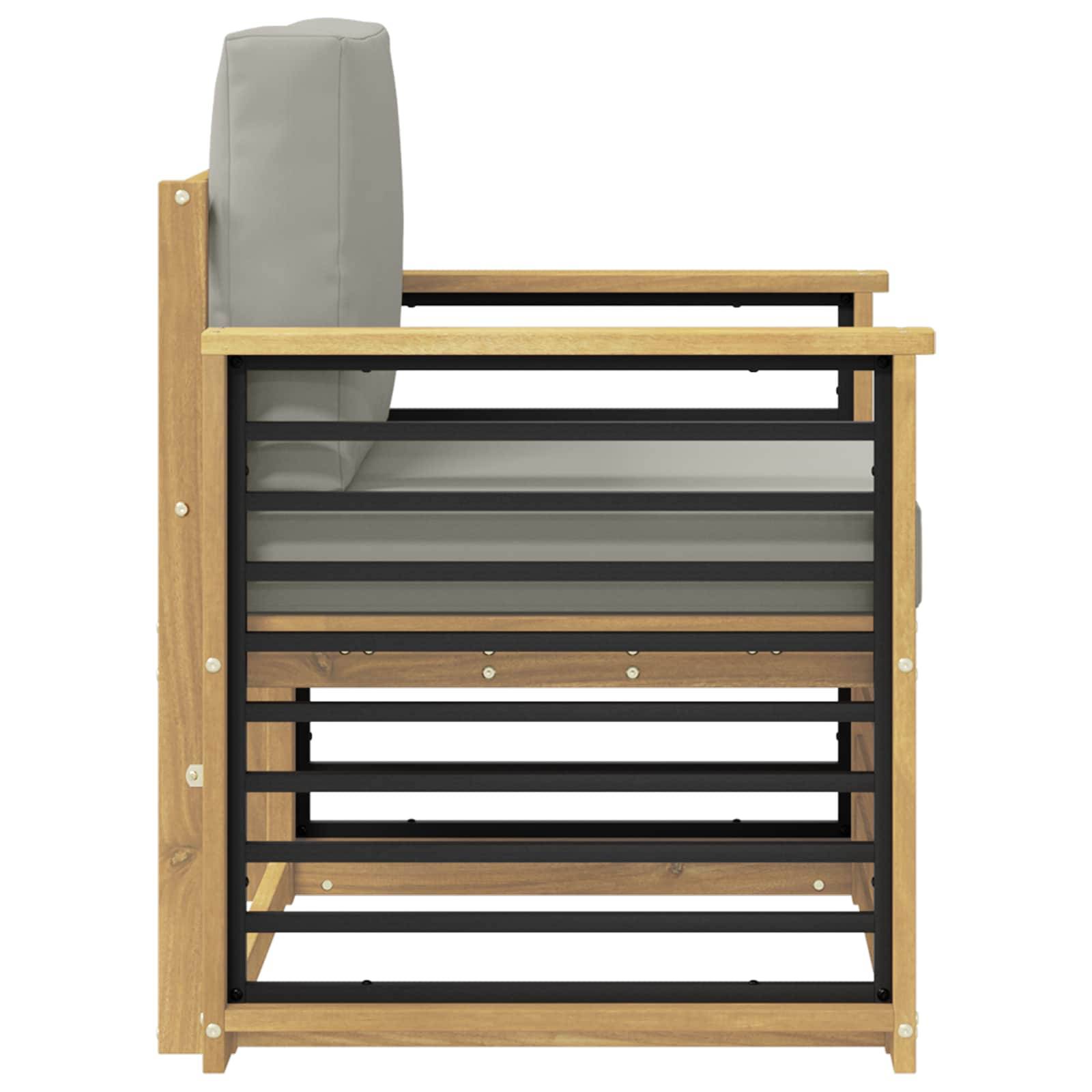 vidaXL Outdoor-Sofagarnitur Polyester Weiß