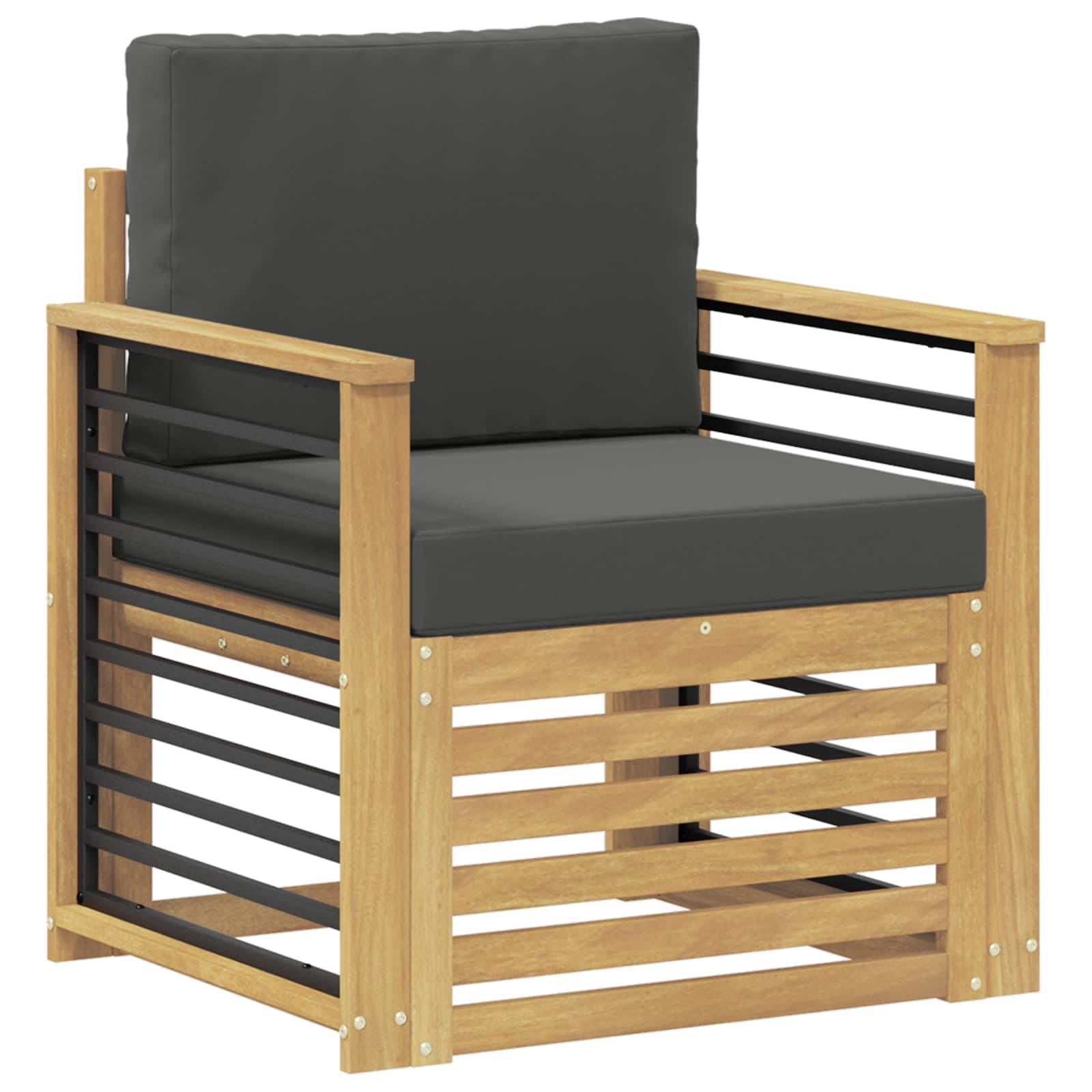 vidaXL Outdoor-Sofagarnitur Polyester Weiß