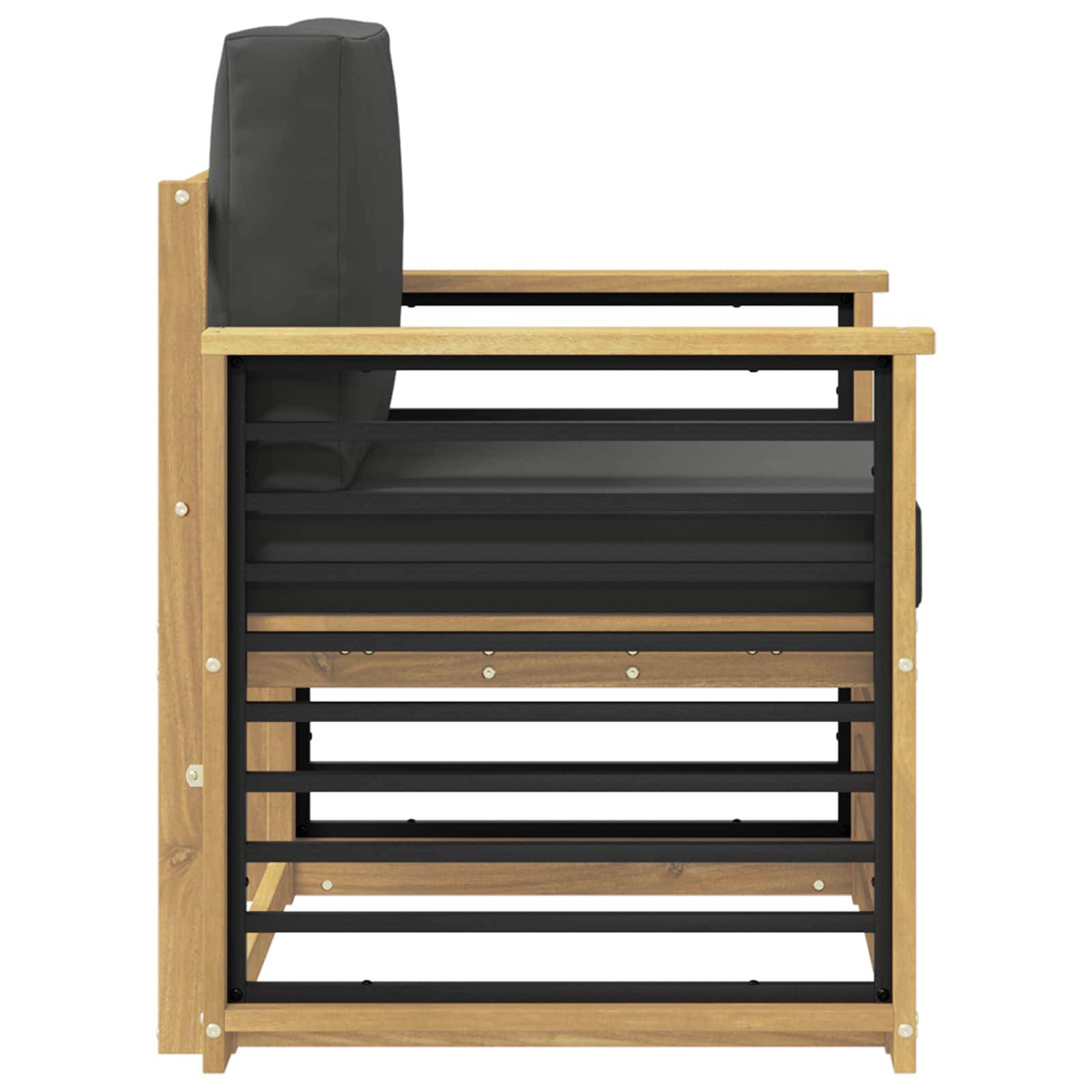 vidaXL Outdoor-Sofagarnitur Polyester Weiß