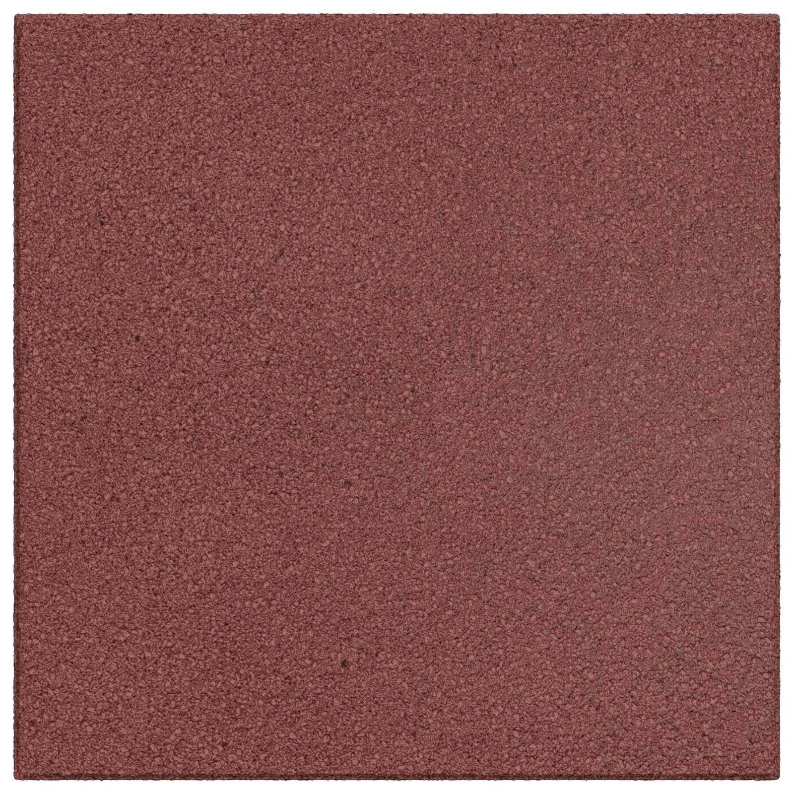vidaXL Sturzschutzfliesen 6 pcs Rot 50 x 50 cm Gummi