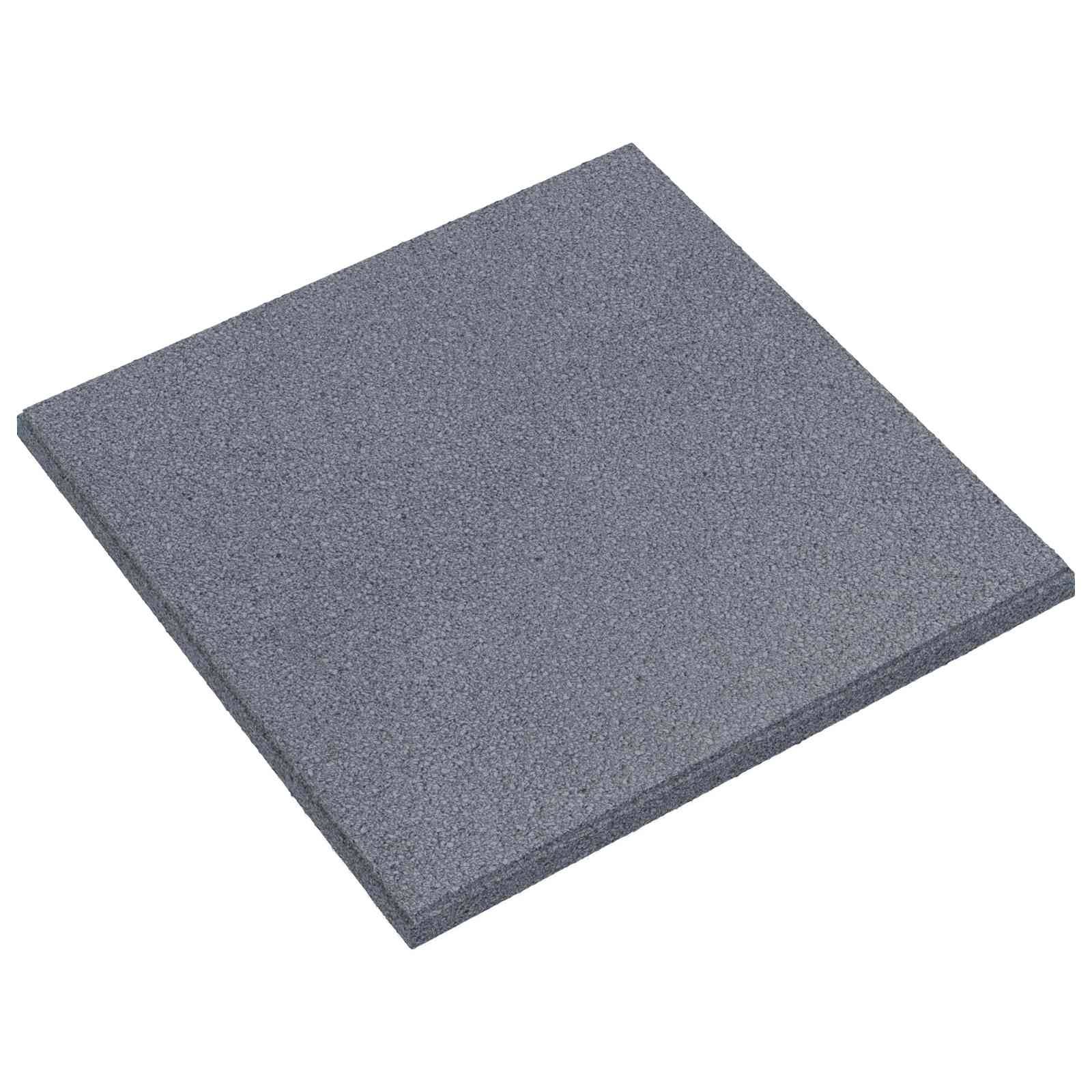 vidaXL Sturzschutzfliesen 6 pcs Grau 50 x 50 cm Gummi