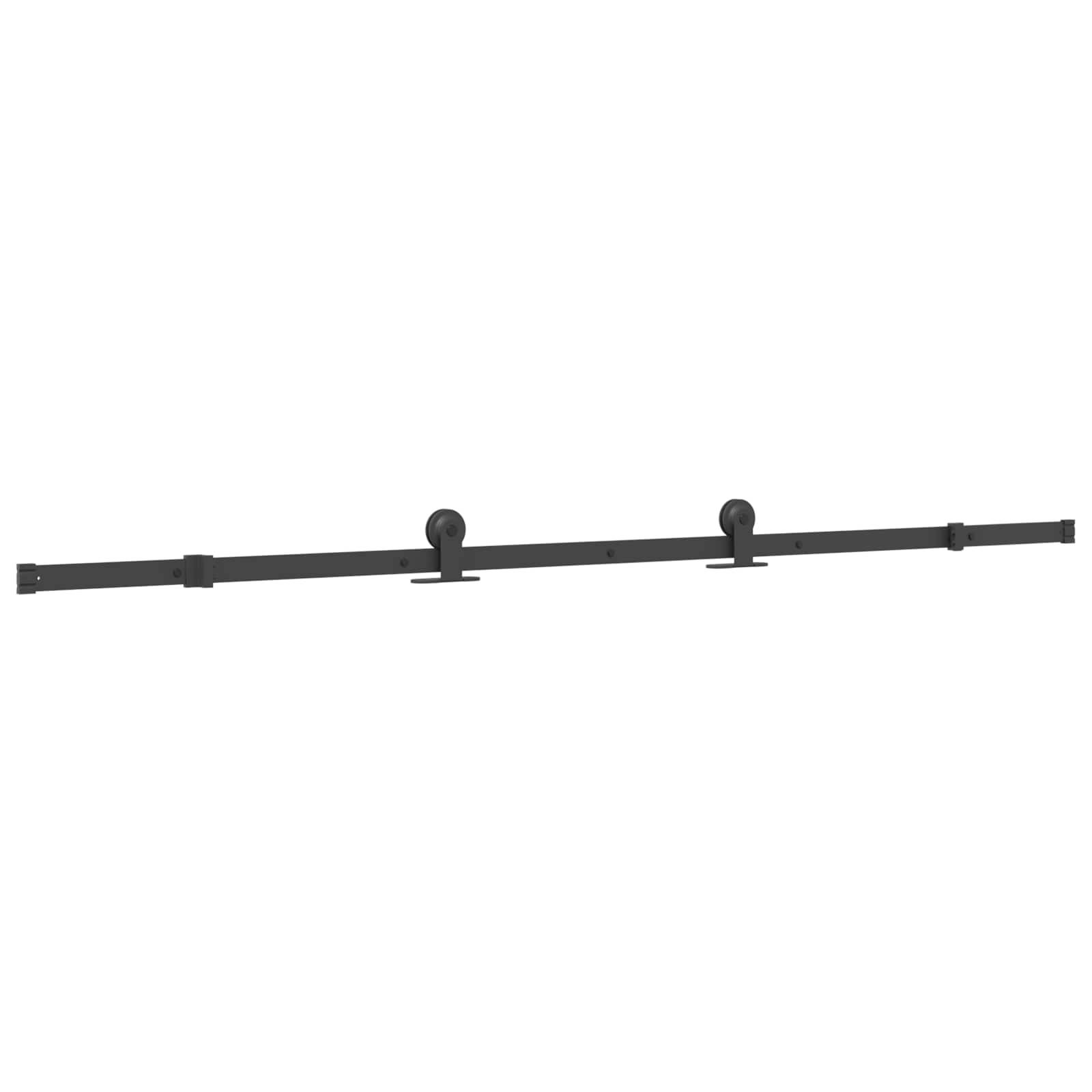 vidaXL Schiebetür NARVIK 85 x 210 cm (213,5 cm) Natürlich und Schwarz