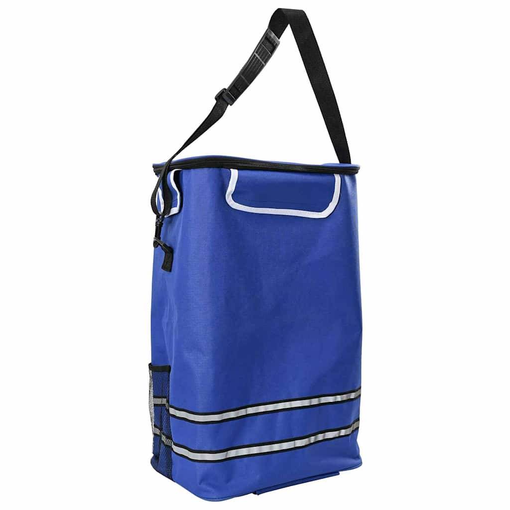 vidaXL Einkaufswagen Blau 36,5 x 46,5 x 100,5 cm Oxford-stoff