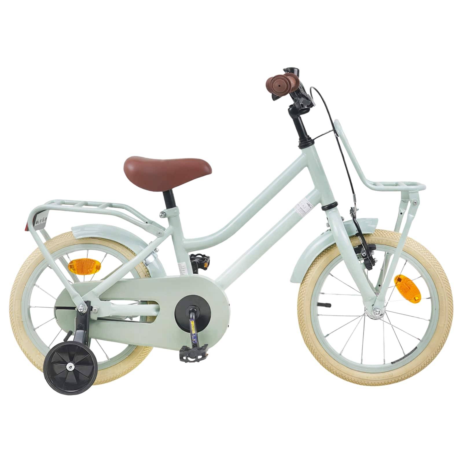 vidaXL Kinderfahrrad 12 Zoll für 2-4 Jahre alt Hellgrün