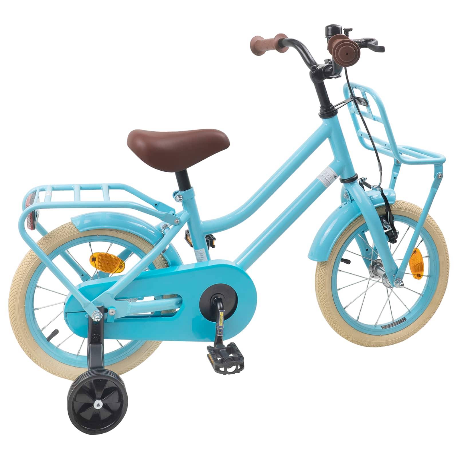 vidaXL Kinderfahrrad 12 Zoll für 2-4 Jahre alt Himmelblau