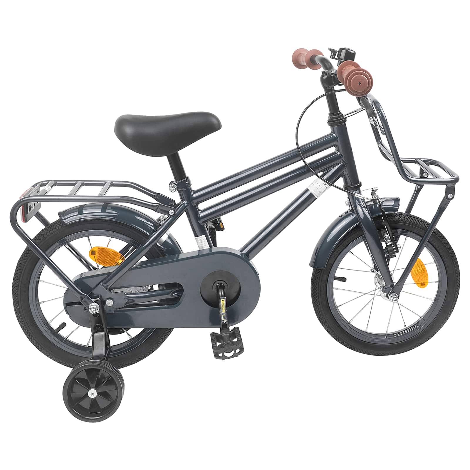 vidaXL Kinderfahrrad 12 Zoll für 2-4 Jahre alt Dunkelgrau
