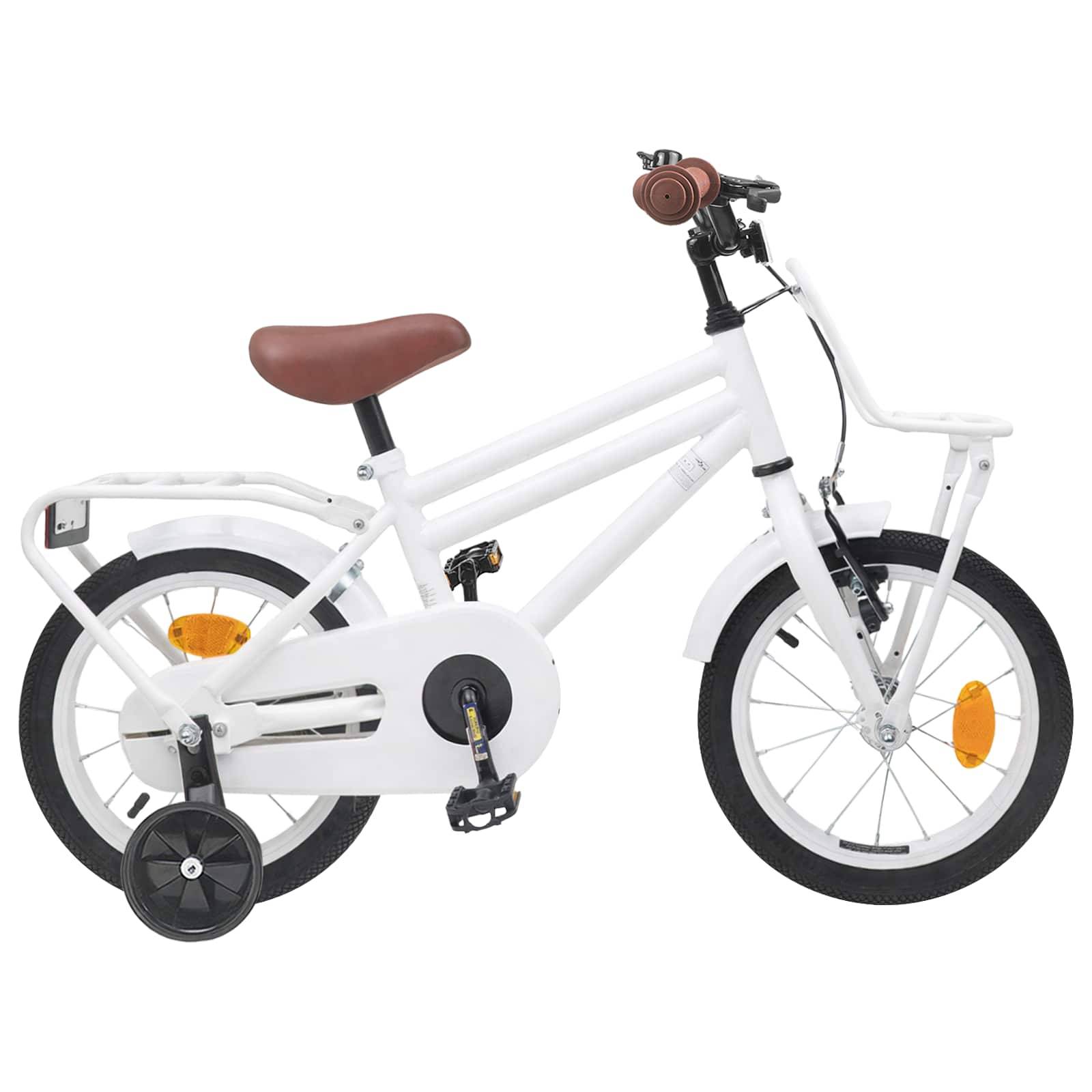 vidaXL Kinderfahrrad 12 Zoll für 2-4 Jahre alt Weiß