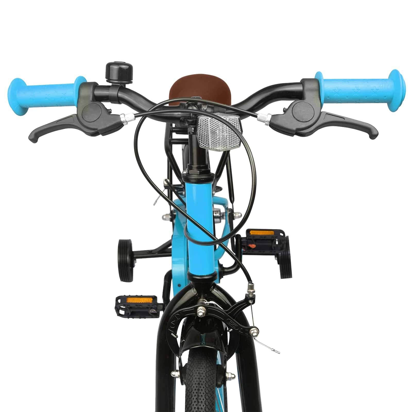 vidaXL Kinderfahrrad 12 Zoll für 2-4 Jahre alt Himmelblau