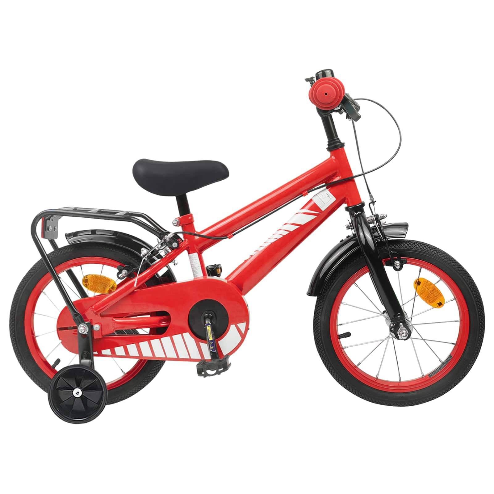 vidaXL Kinderfahrrad 12 Zoll für 2-4 Jahre alt Rot
