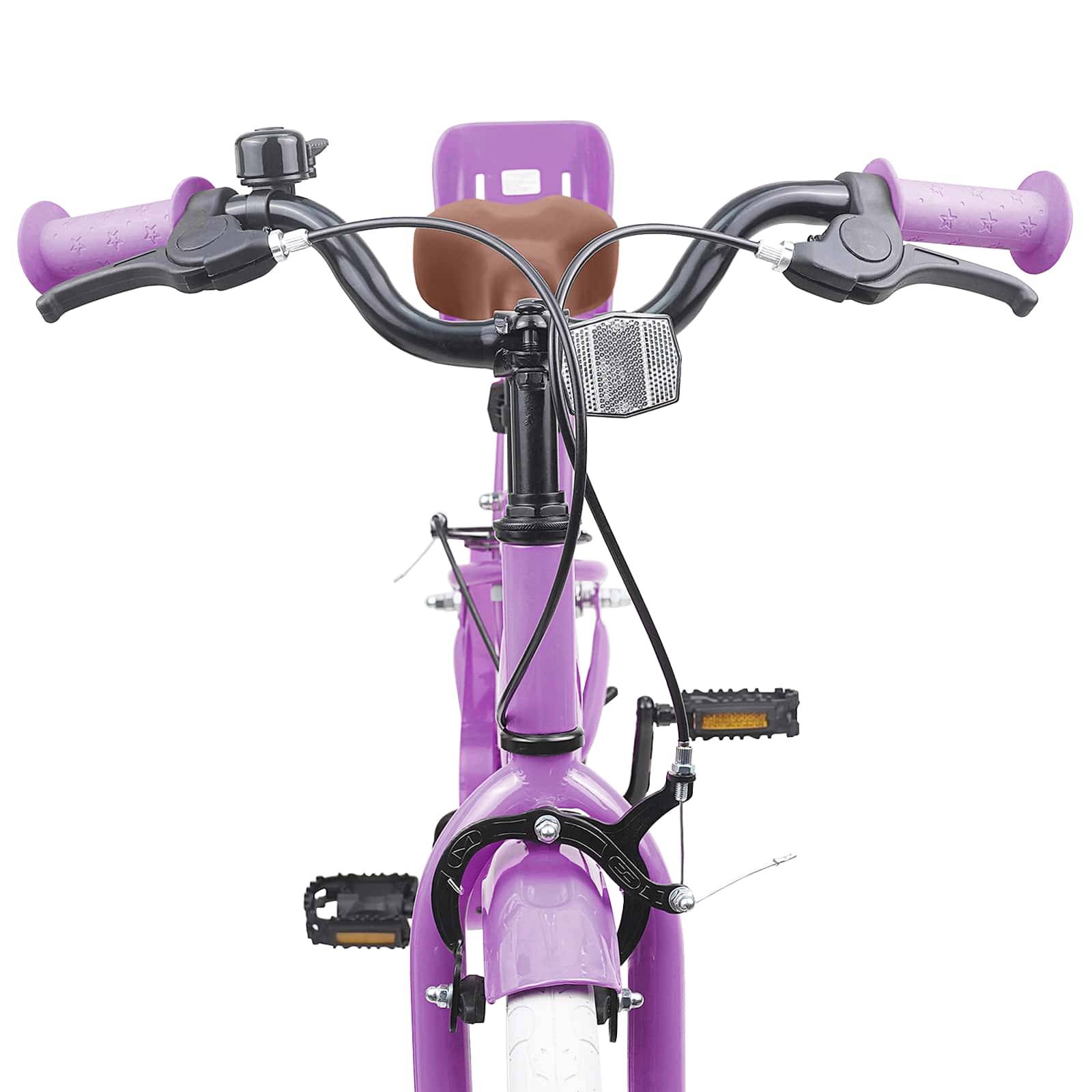 vidaXL Kinderfahrrad 18 Zoll für 5-7 Jahre alt Lila