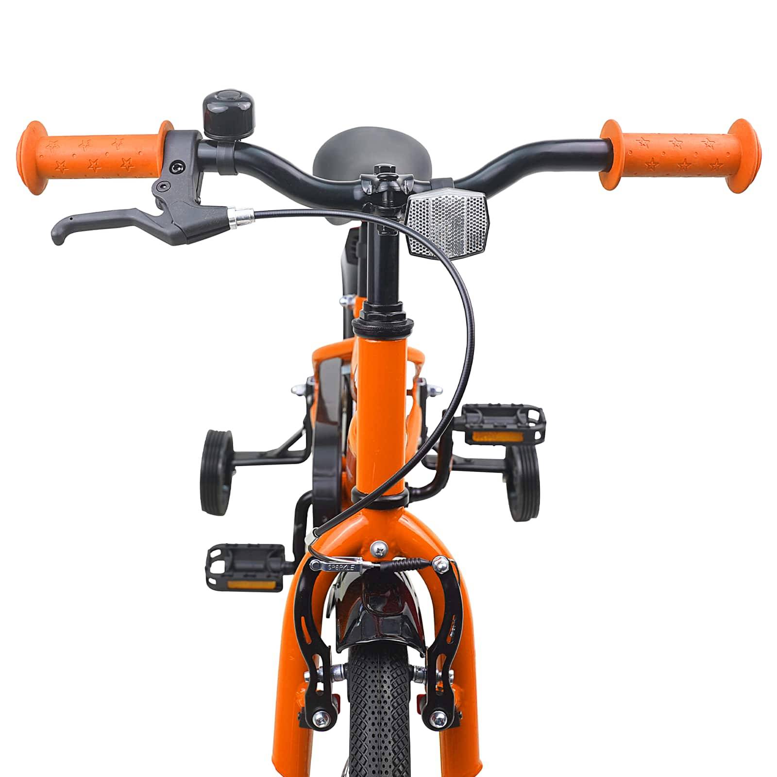 vidaXL Kinderfahrrad 12 Zoll für 2-4 Jahre alt Orange