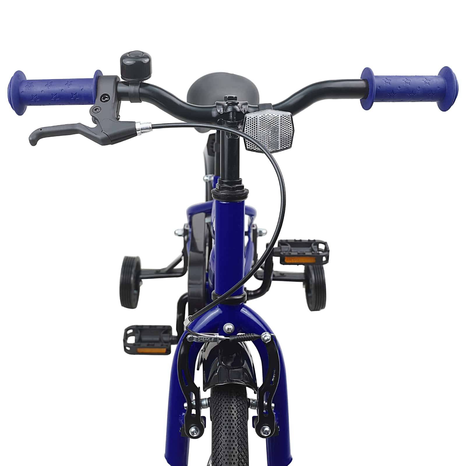 vidaXL Kinderfahrrad 12 Zoll für 2-4 Jahre alt Dunkelblau