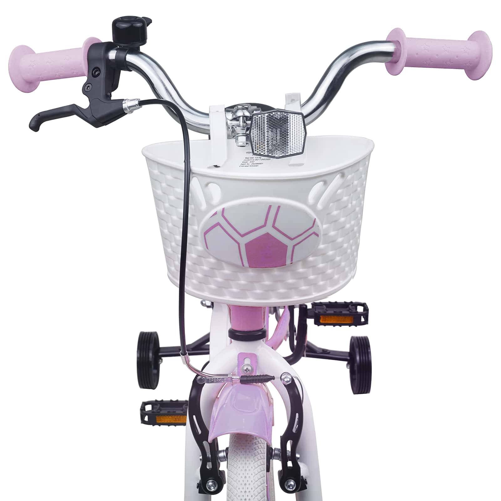 vidaXL Kinderfahrrad 12 Zoll für 2-4 Jahre alt Lila