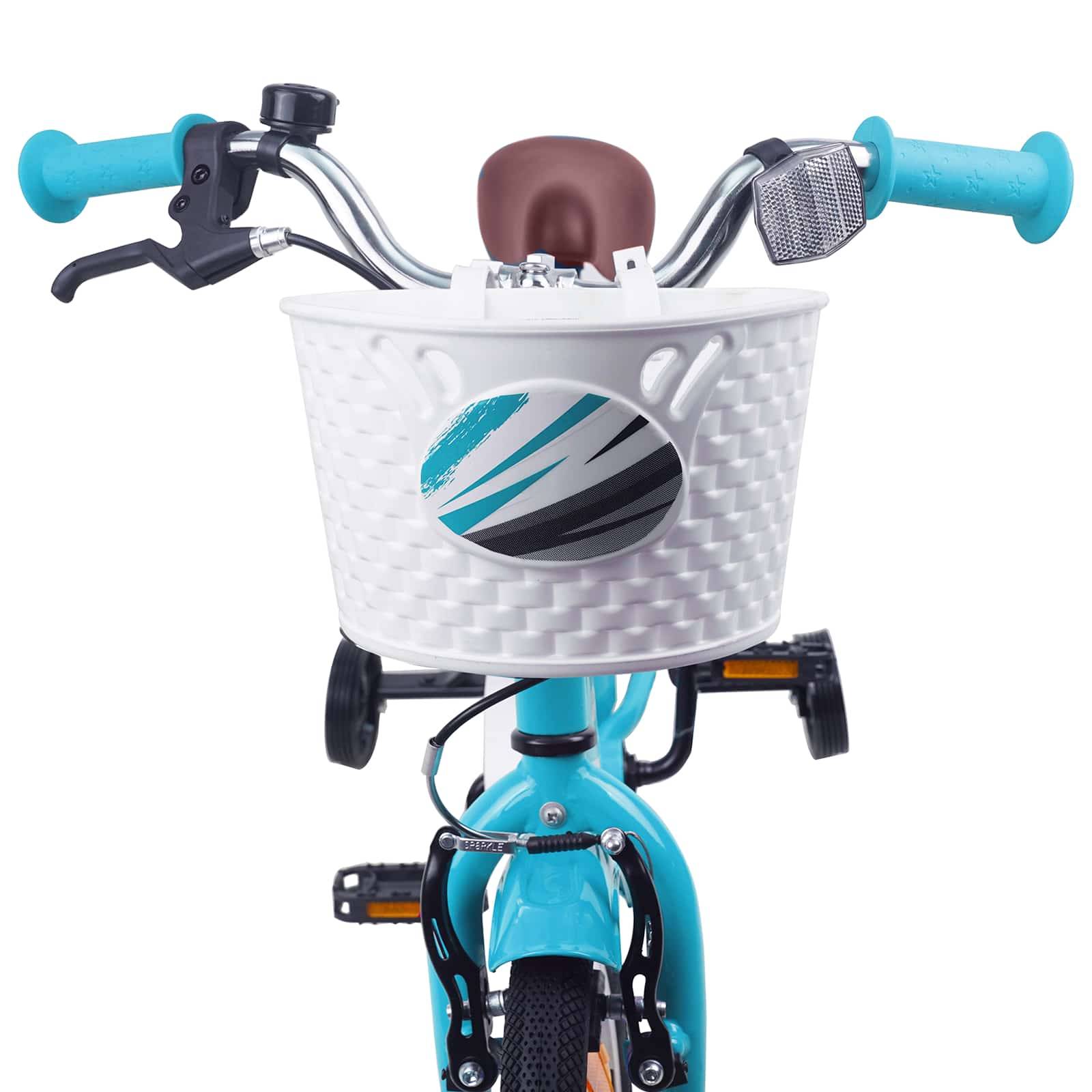 vidaXL Kinderfahrrad 12 Zoll für 2-4 Jahre alt Himmelblau