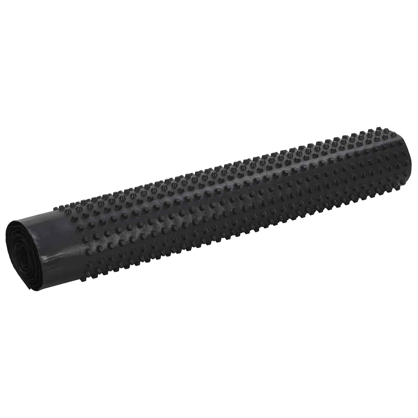 vidaXL Dimpled Drainage Sheet Schwarz 1 x 10 m HDPE